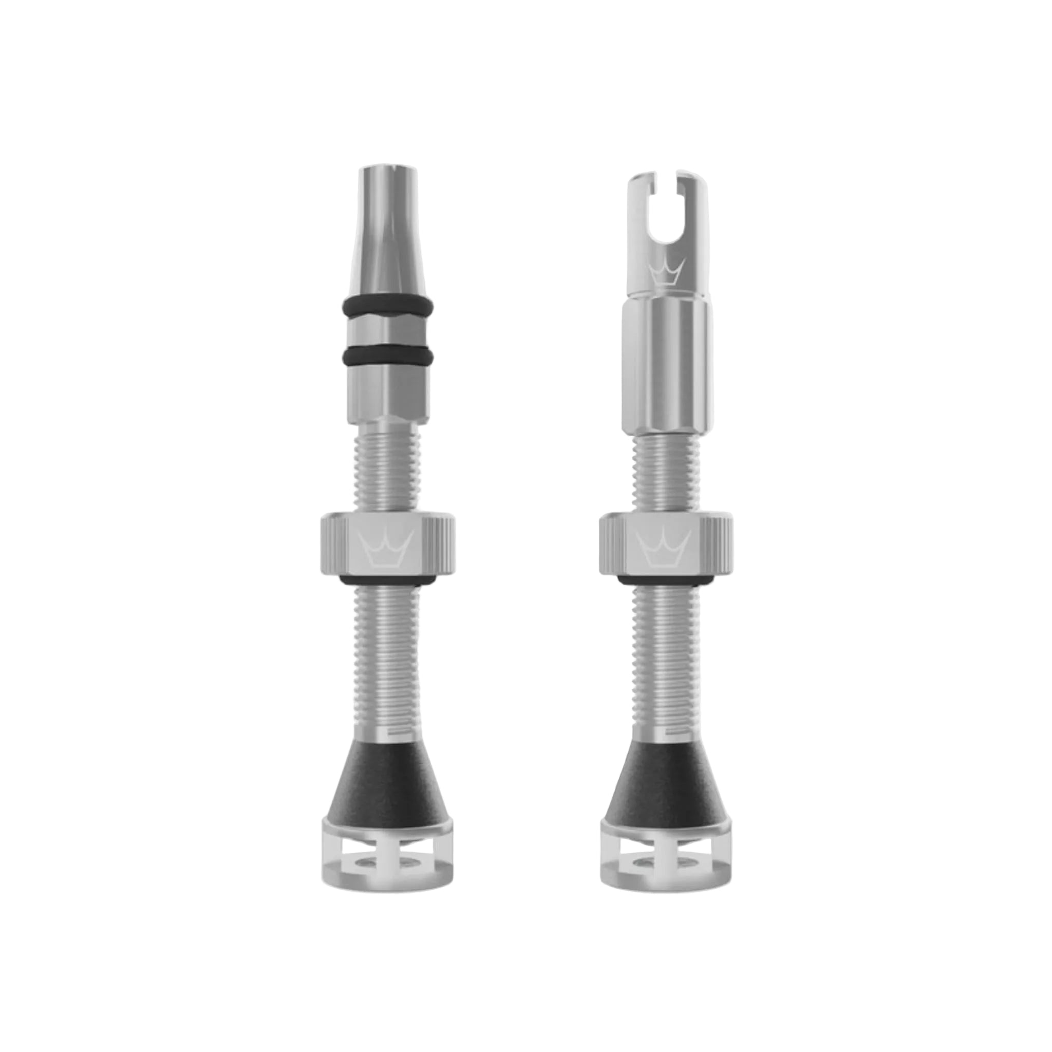Holeshot Fast Flow Tubeless Valves Silver / 42mm