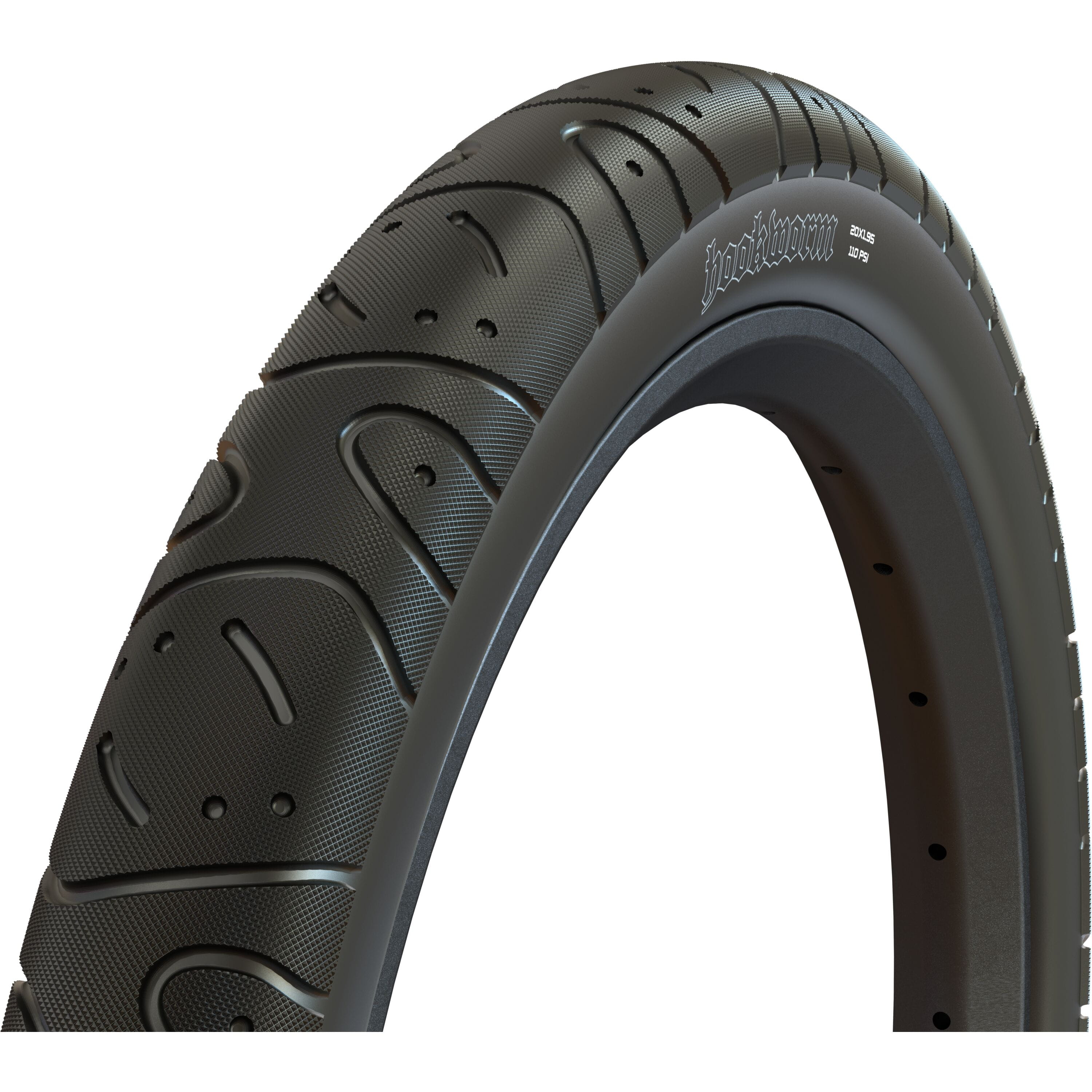 Hookworm Tyre Black / 20 x 1.95 / Wire Single Compound