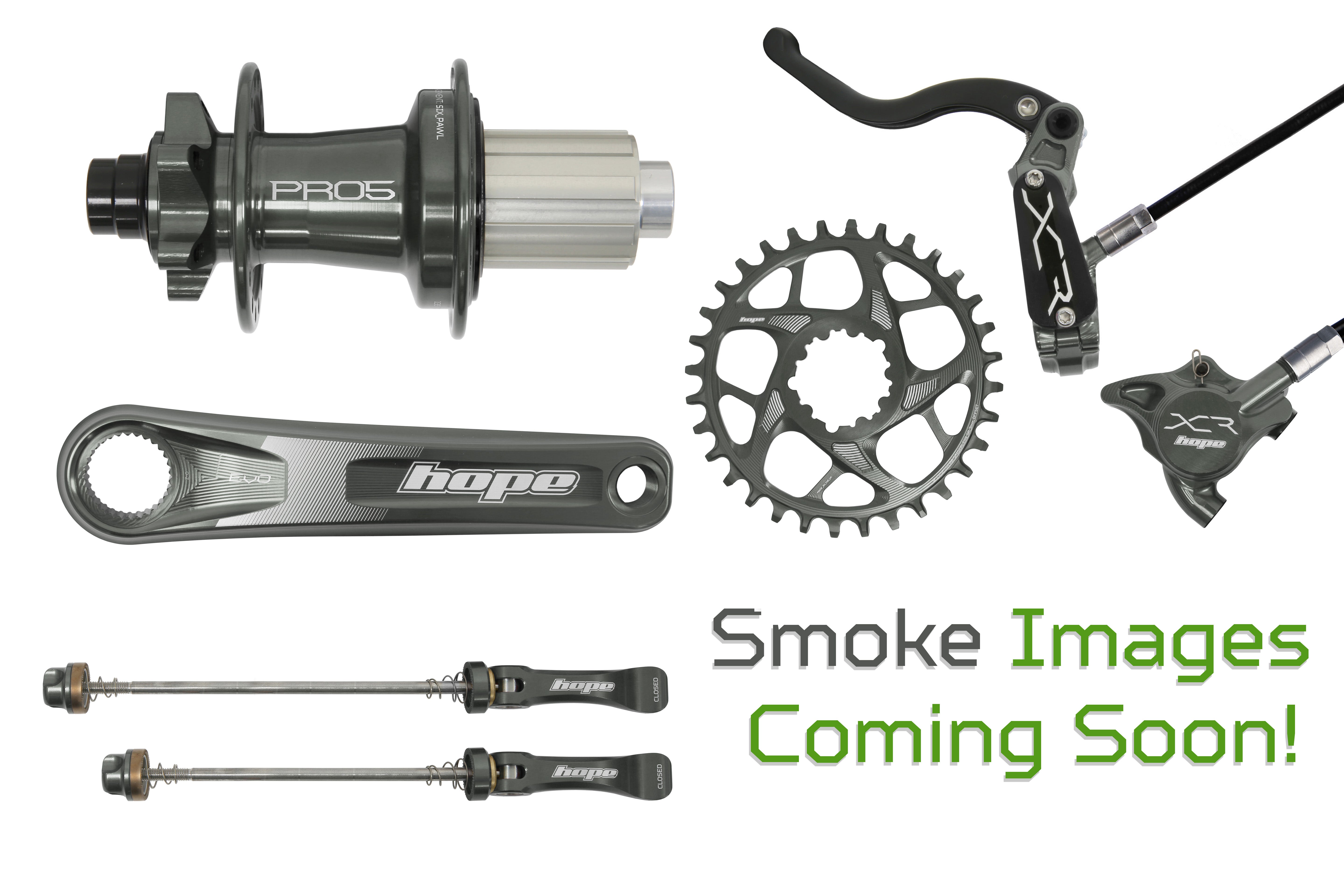 Hope 1/4 Bash Plate - 104mm Smoke / 32T