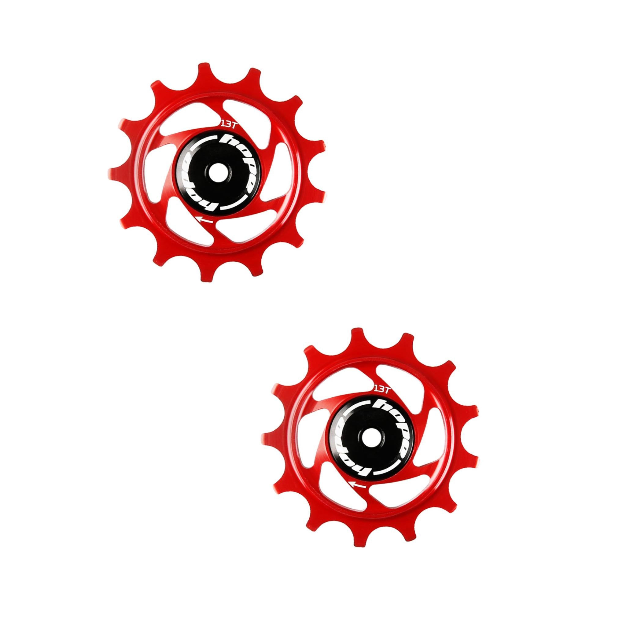 Hope 13 Tooth Jockey Wheel (Singular) Red