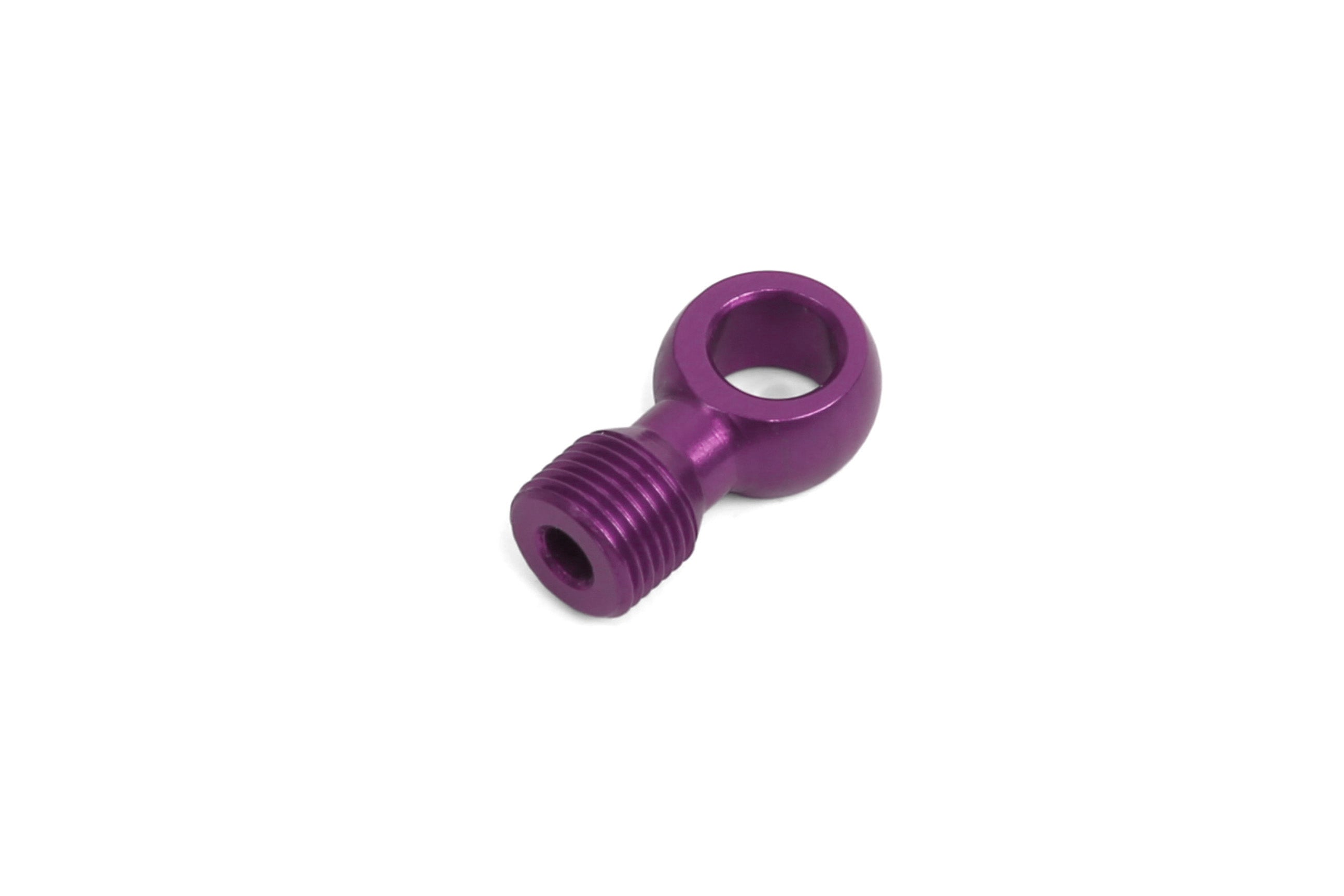 Hope 90° Connector (Suit 5mm & SS Hose) - Silver Purple