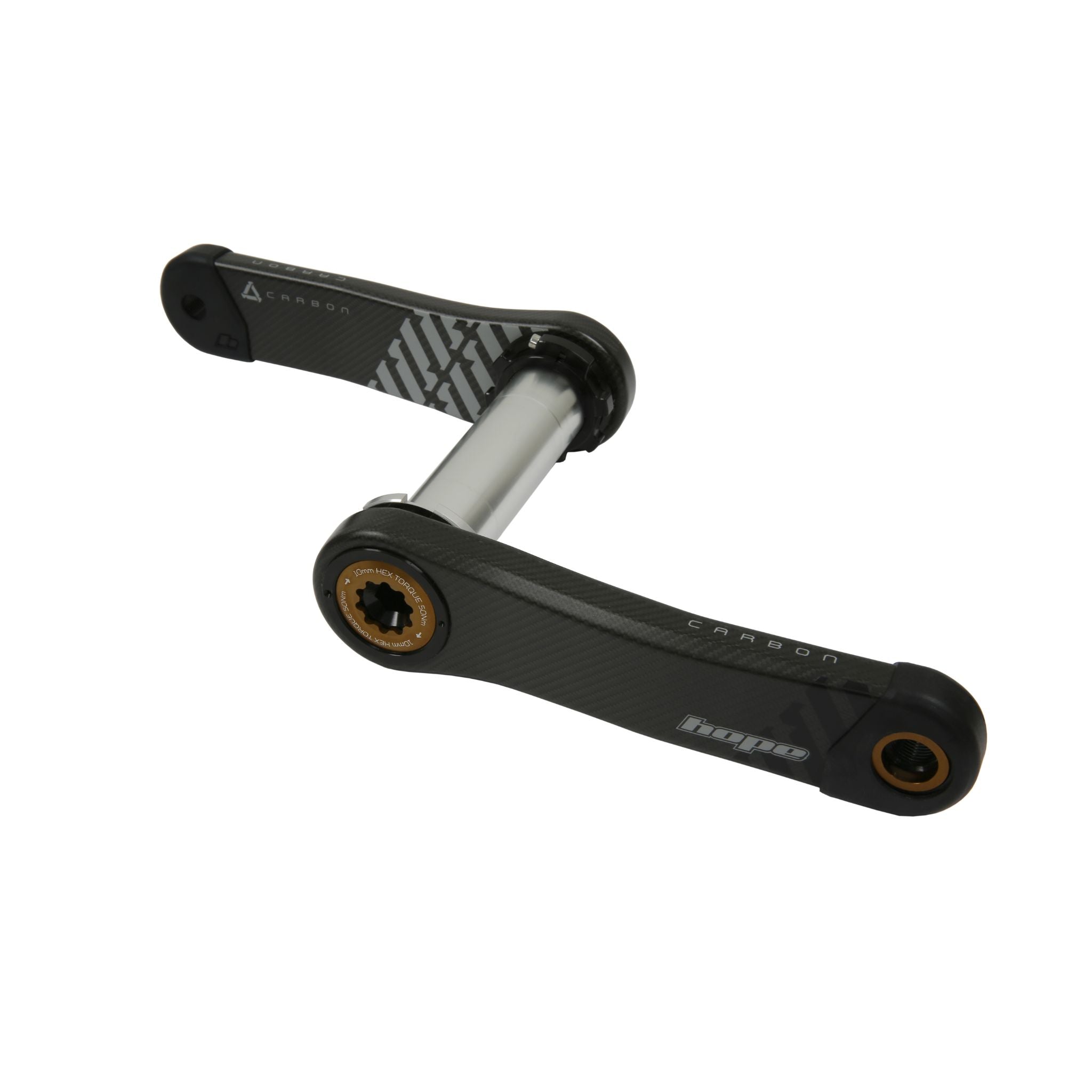 Hope Carbon Crankset Bronze / 155mm / 68-73mm Standard