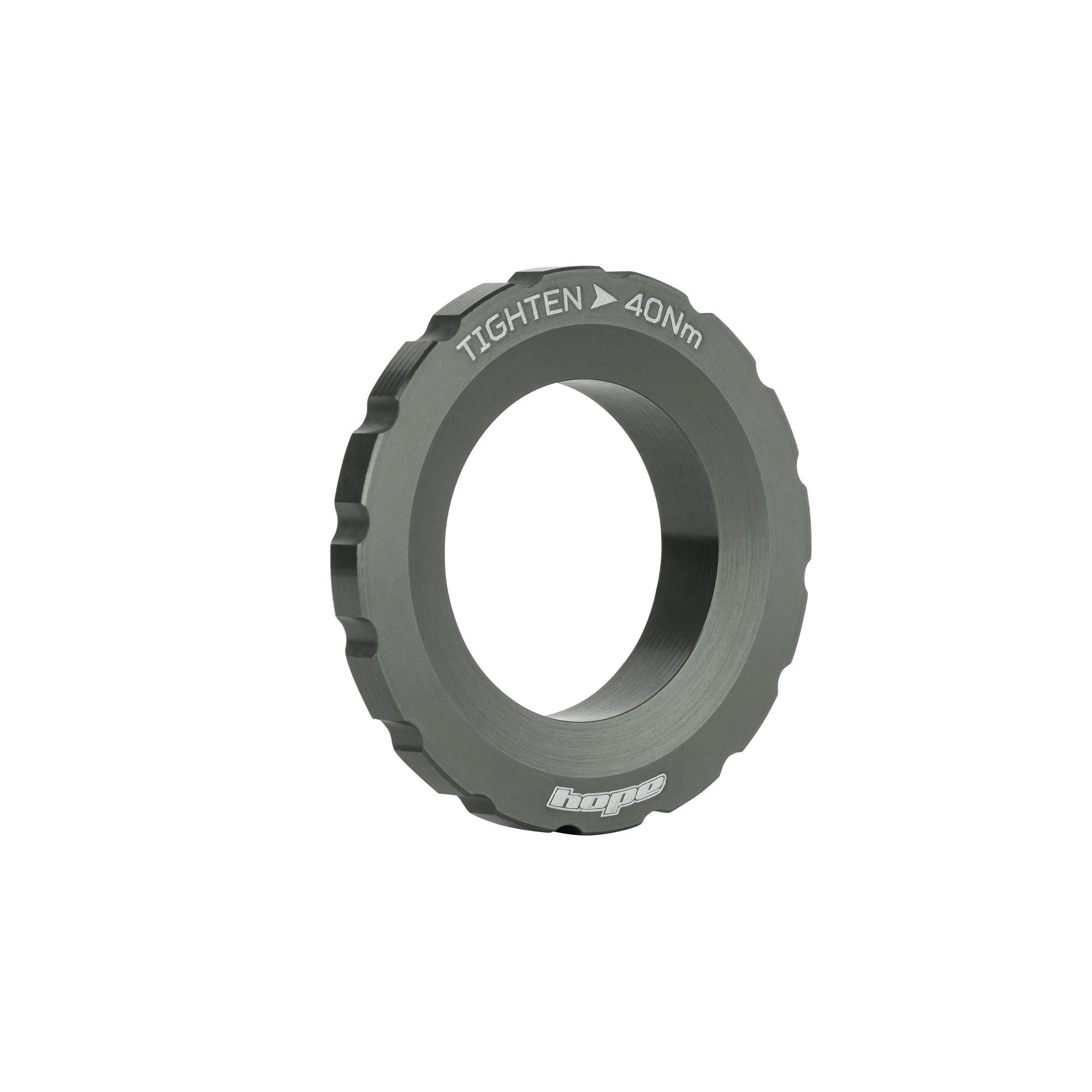 Hope Centre Lock Disc External Lockring Smoke