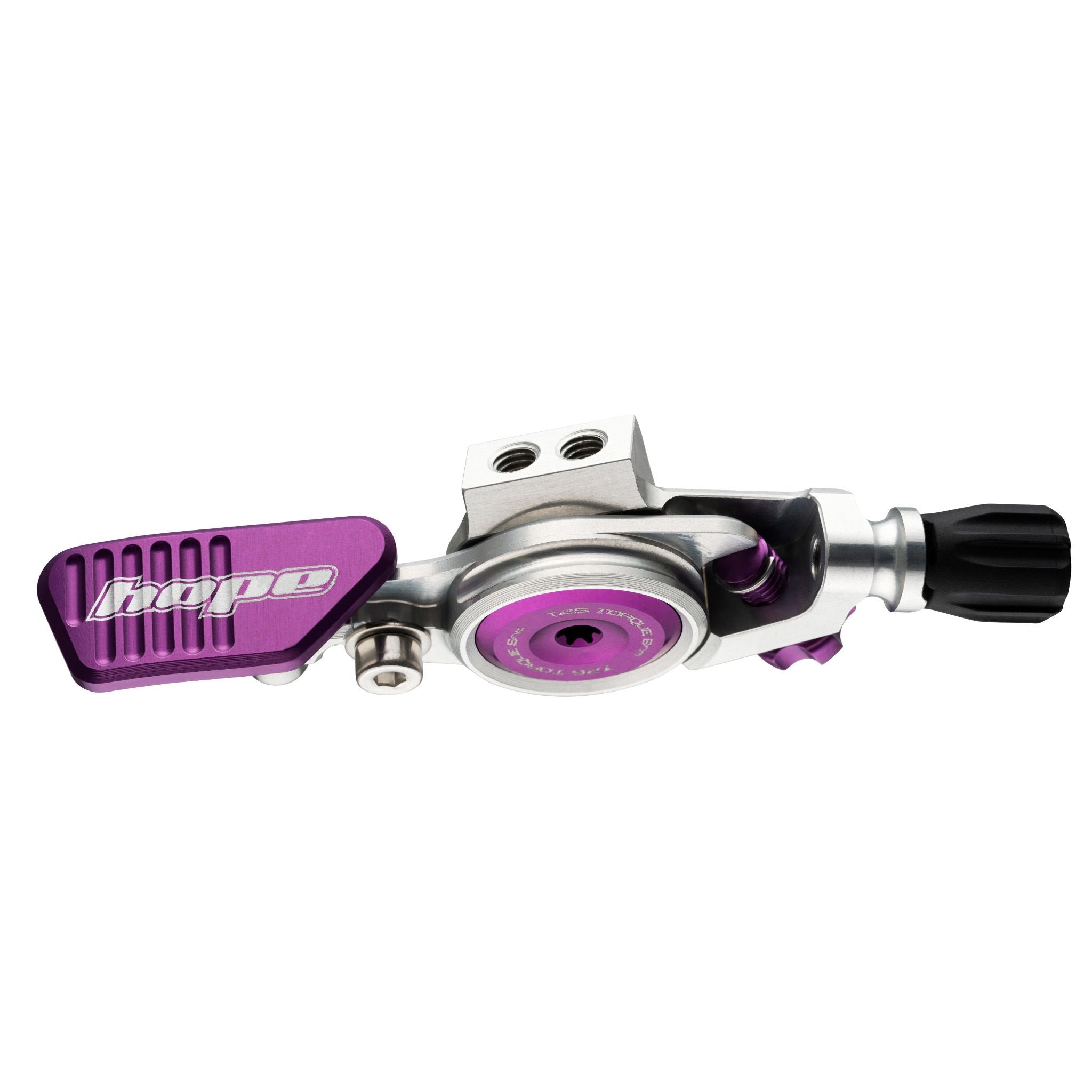 Hope Dropper Post lever Silver/Purple