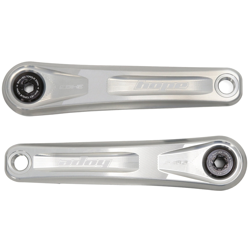 Hope E-Bike Crankset Silver / 155mm / Standard Offset