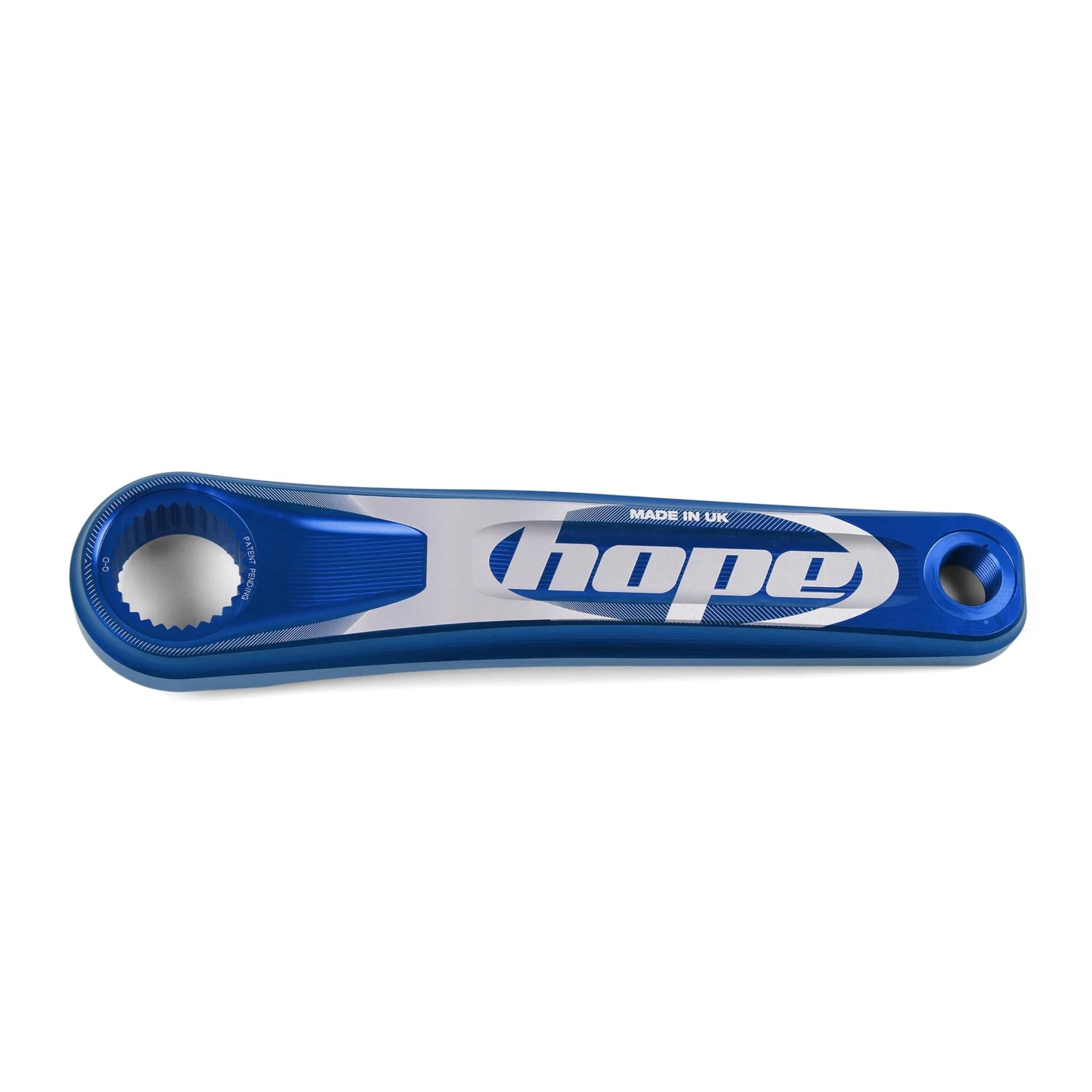 Hope Evo Crankarm - Driveside Blue / 175mm