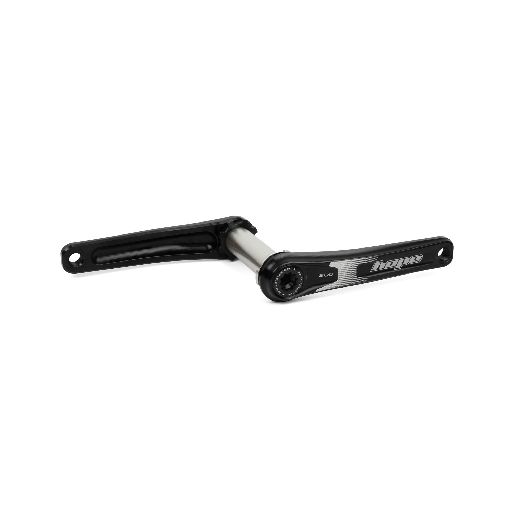 Hope EVO Crankset No Spider 73mm Wide Black / 155mm