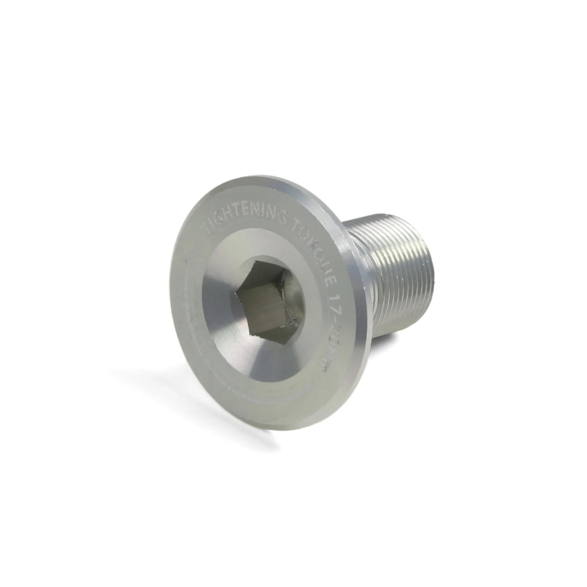 Hope Evo Crankset - Non- Drive Side End Cap Silver