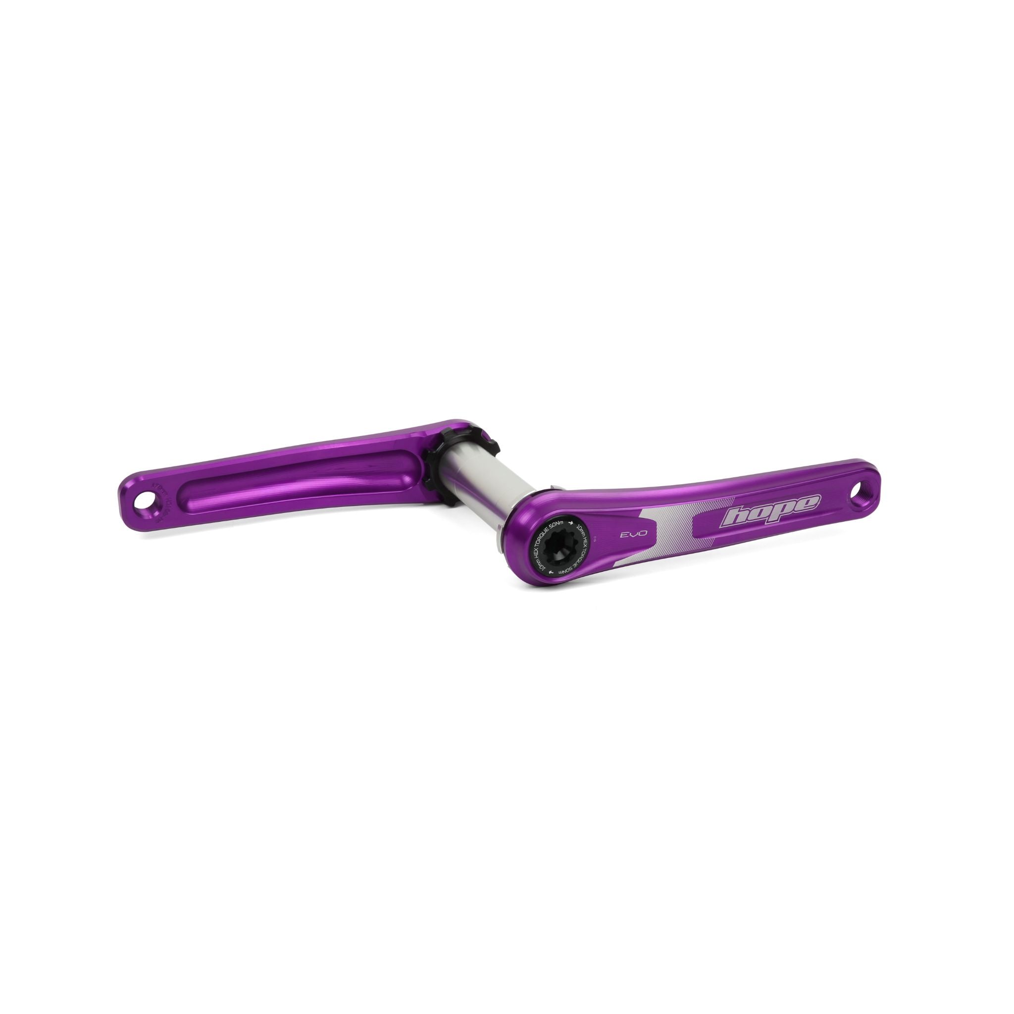 Hope Evo Crankset Superboost Purple / 135mm / Superboost 73mm