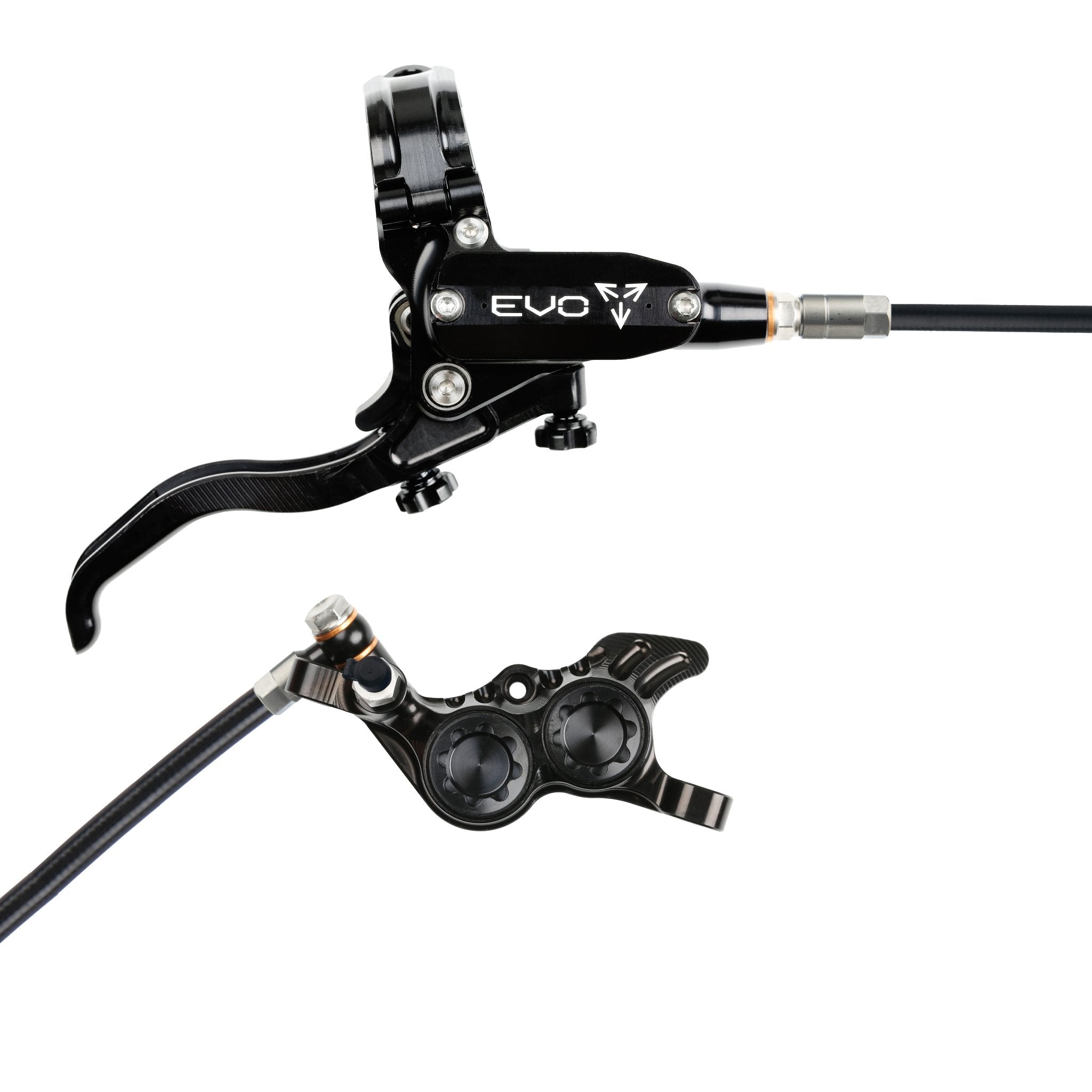 Hope EVO GR4 Disc Brake Black/Black / Right Hand / Black Hose