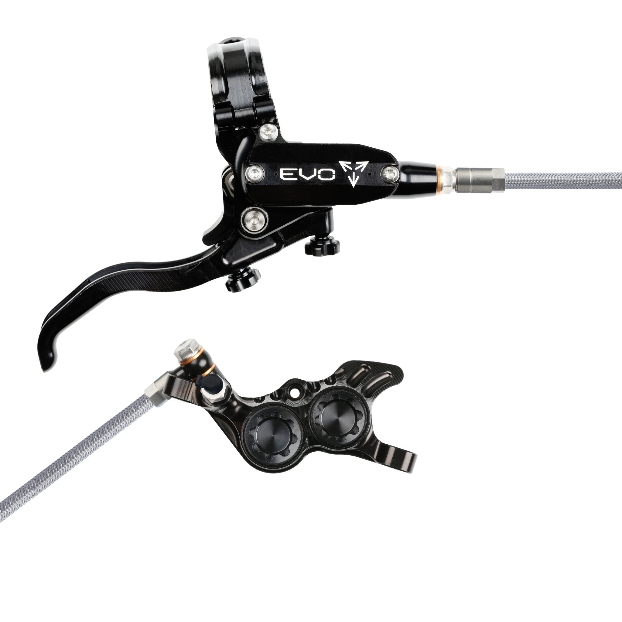 Hope EVO GR4 Disc Brake Black/Black / Right Hand / Braided