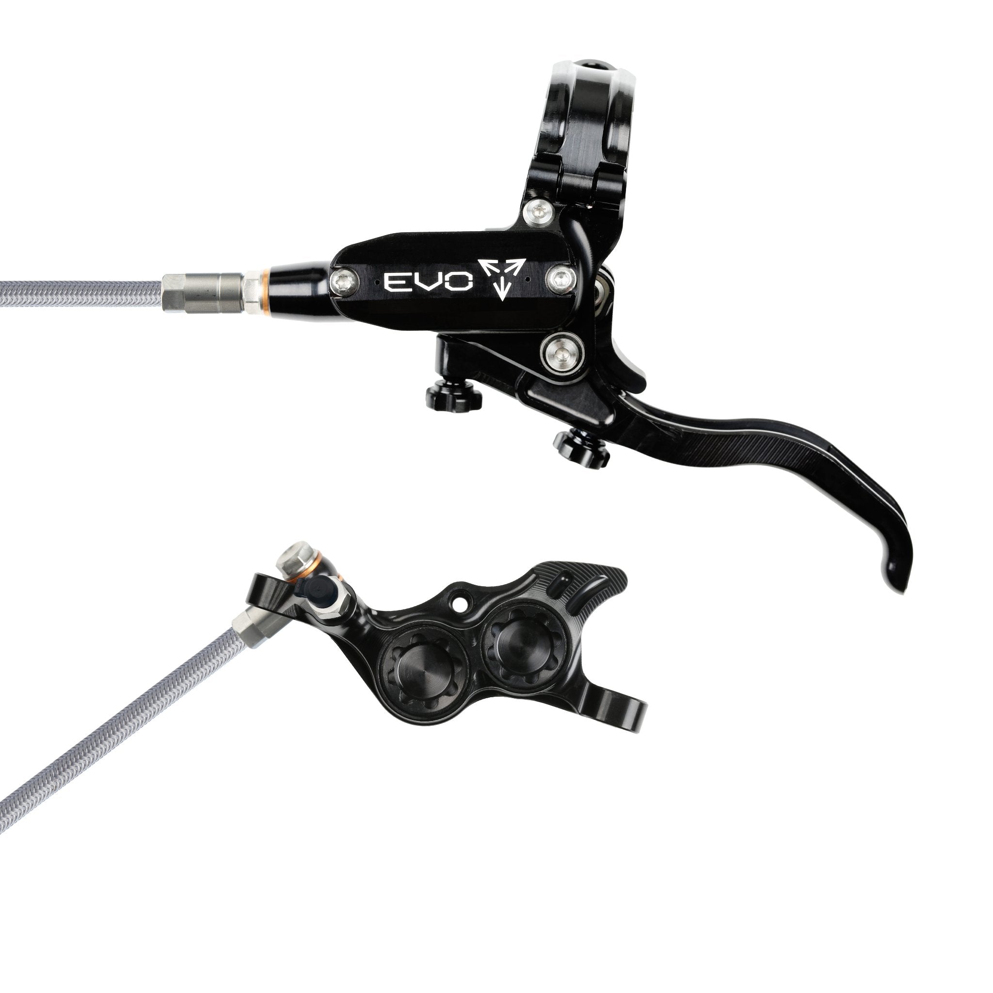 Hope EVO TR4 Disc Brake Black/Black / Left Hand / Braided