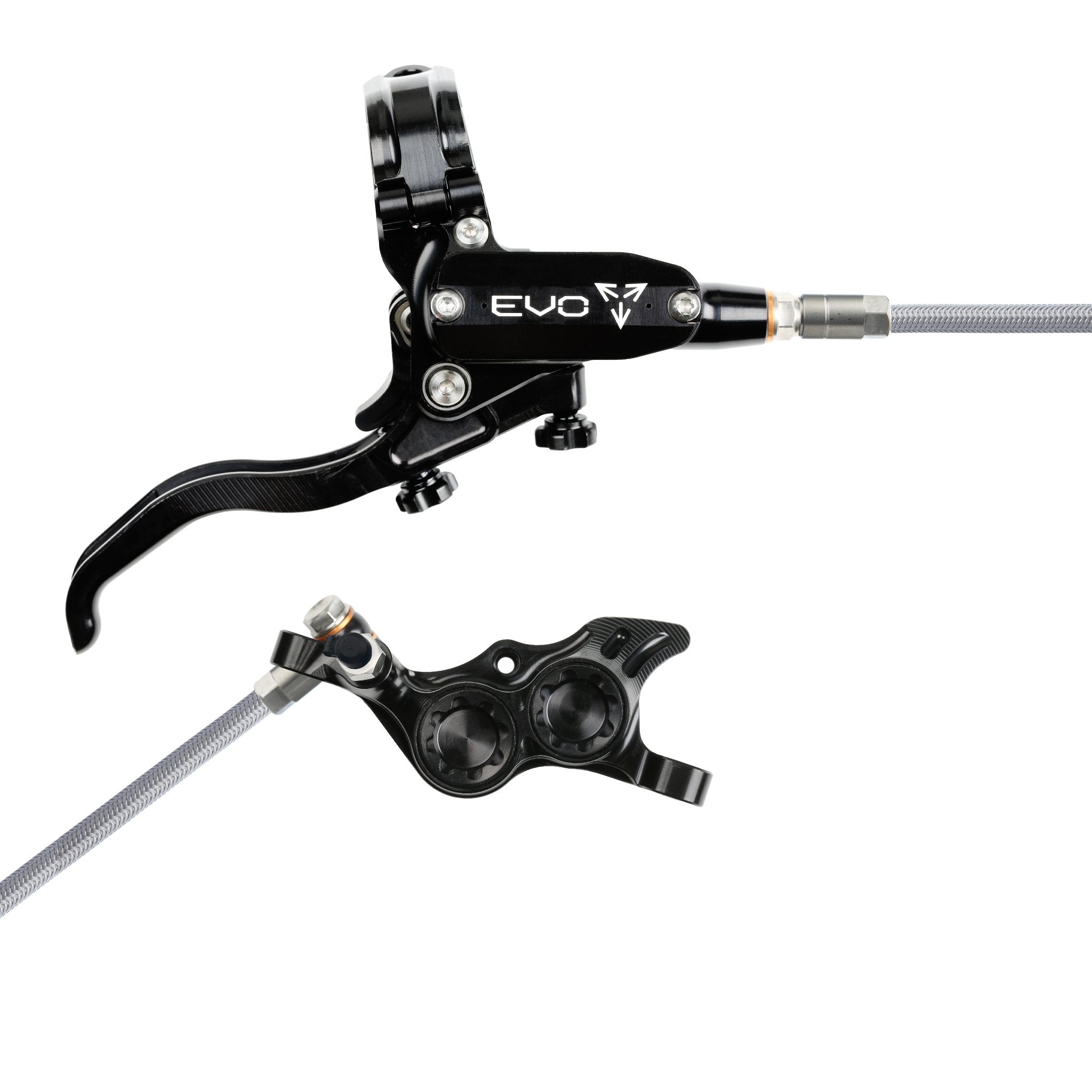 Hope EVO TR4 Disc Brake Black/Black / Right Hand / Braided