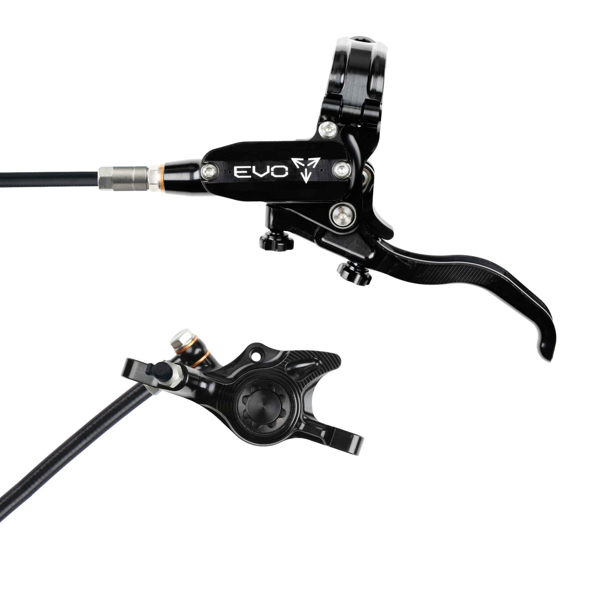 Hope EVO X2 Disc Brake Black/Black / Left Hand / Black Hose