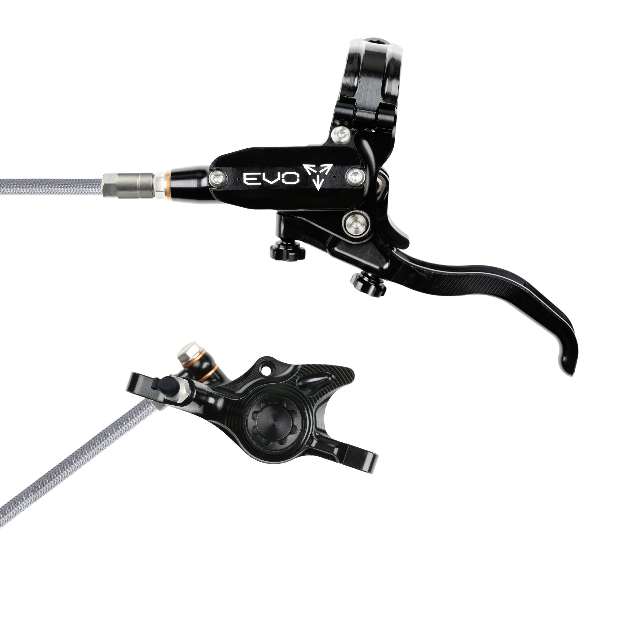 Hope EVO X2 Disc Brake Black/Black / Left Hand / Braided