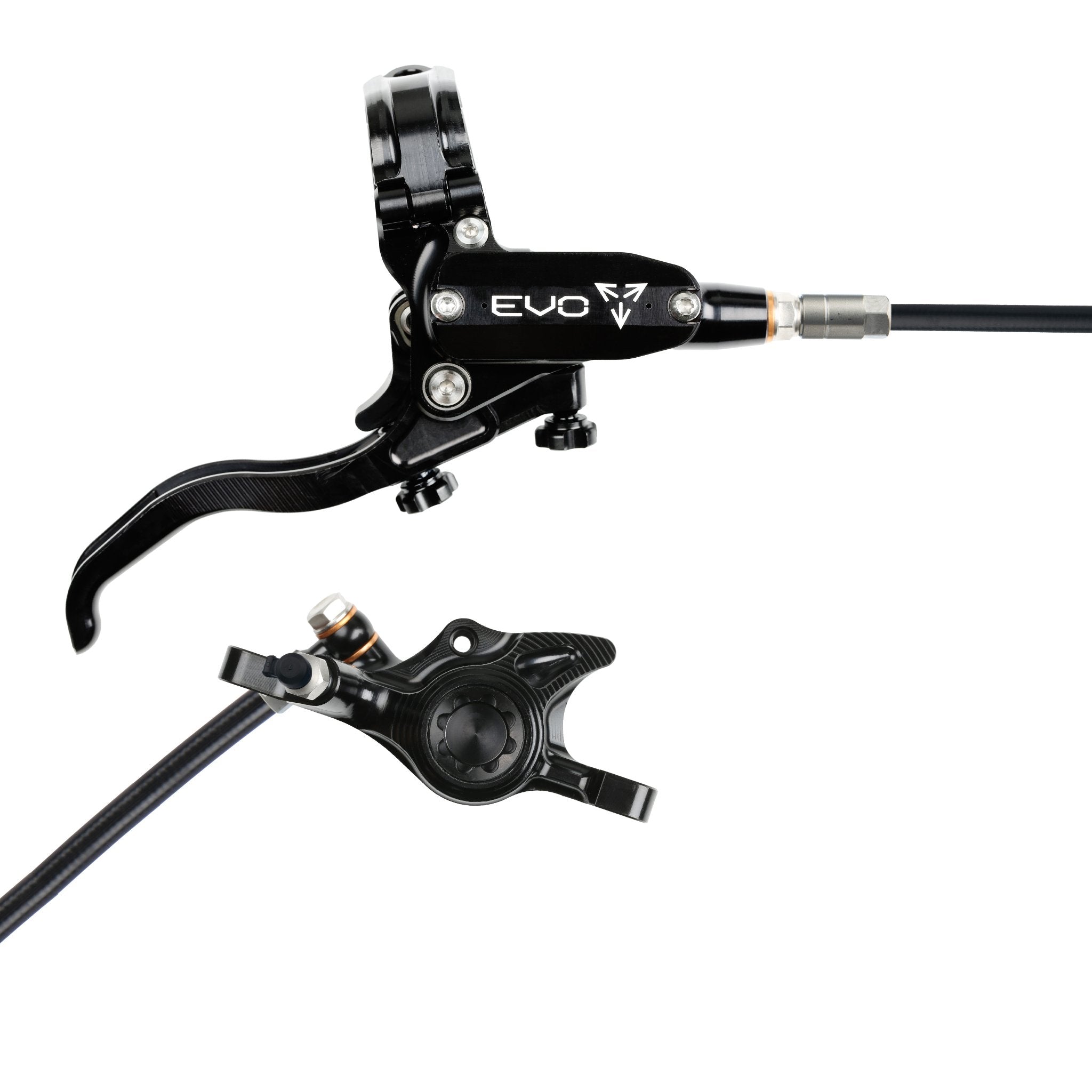 Hope EVO X2 Disc Brake Black/Black / Right Hand / Black Hose