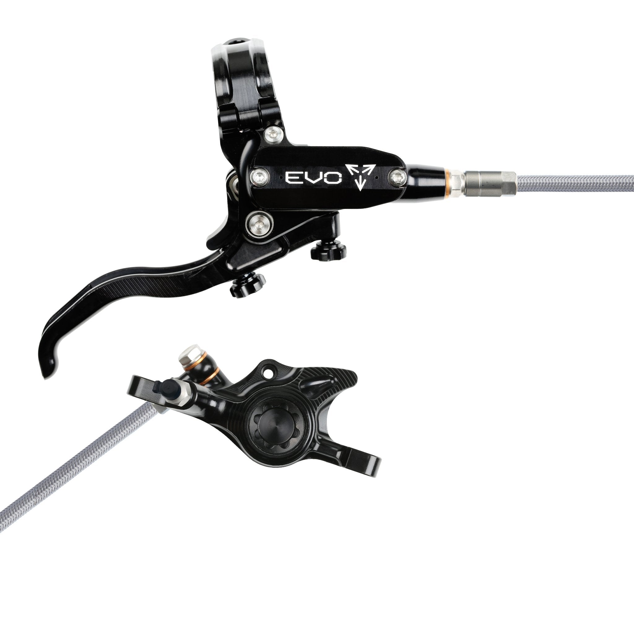 Hope EVO X2 Disc Brake Black/Black / Right Hand / Braided