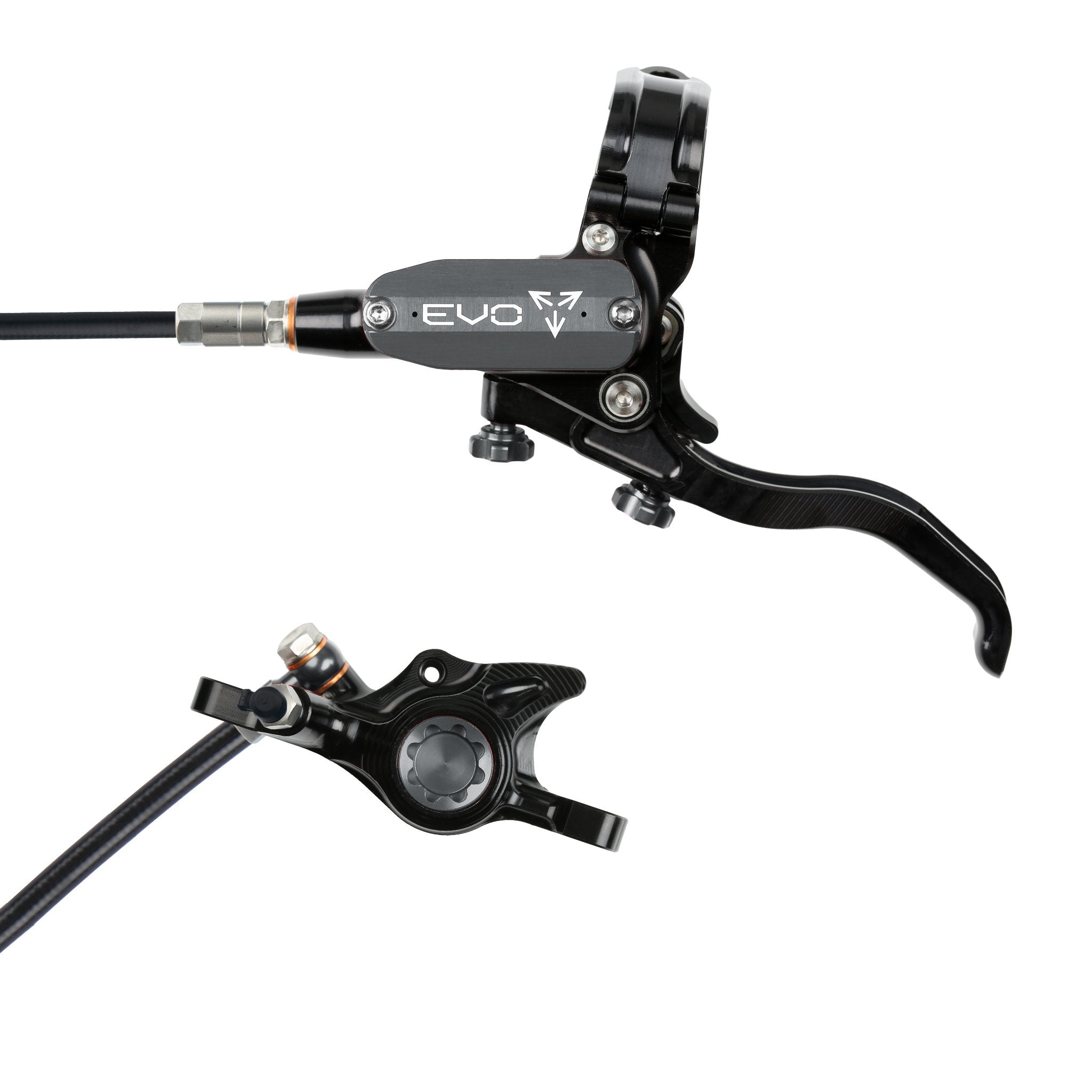 Hope EVO X2 Disc Brake Black/Smoke / Left Hand / Black Hose