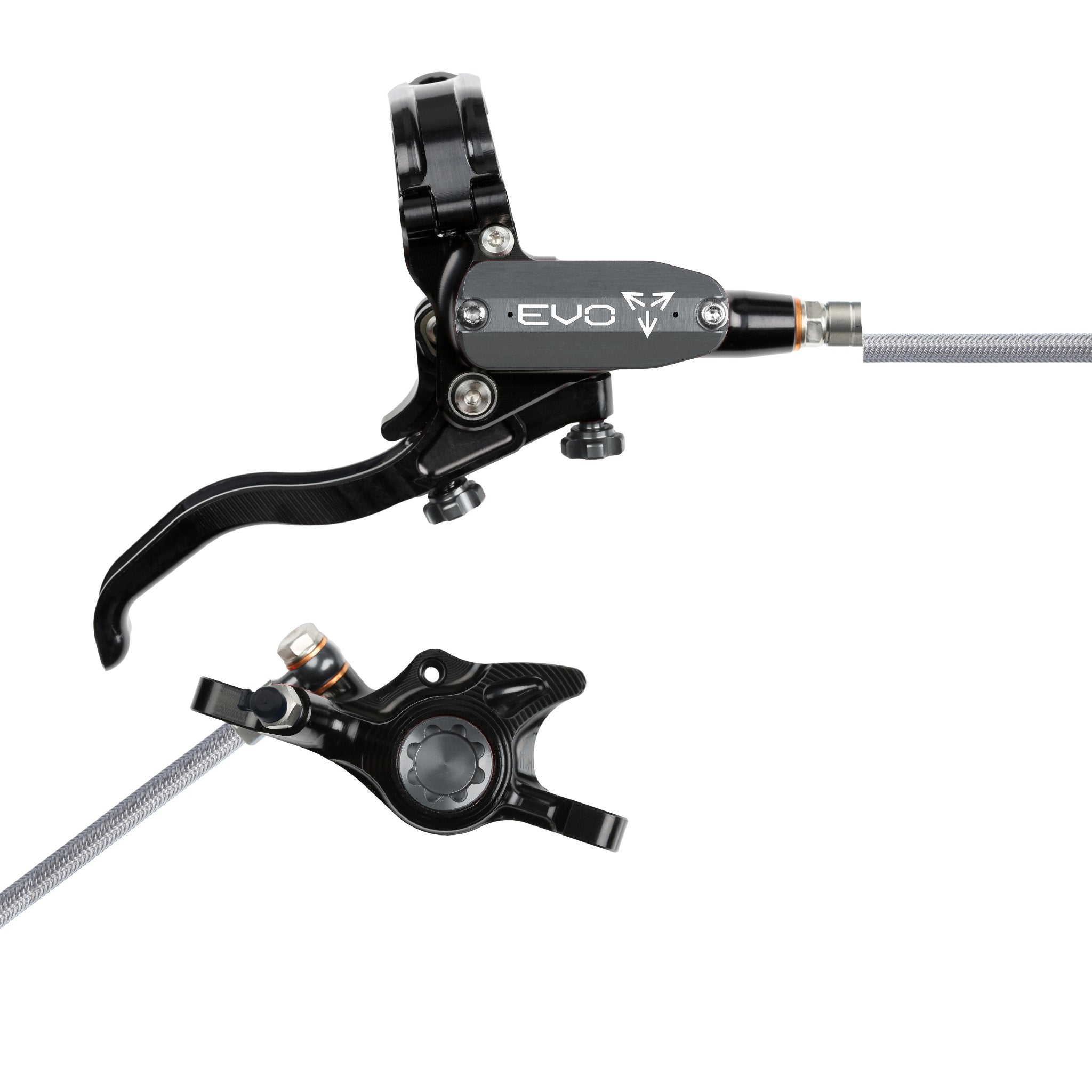 Hope EVO X2 Disc Brake Black/Smoke / Right Hand / Braided