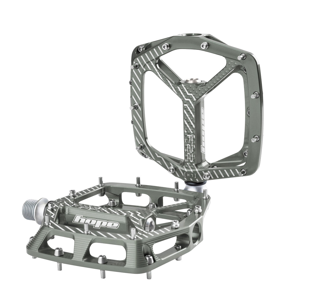 Hope F22 Flat Pedals Smoke