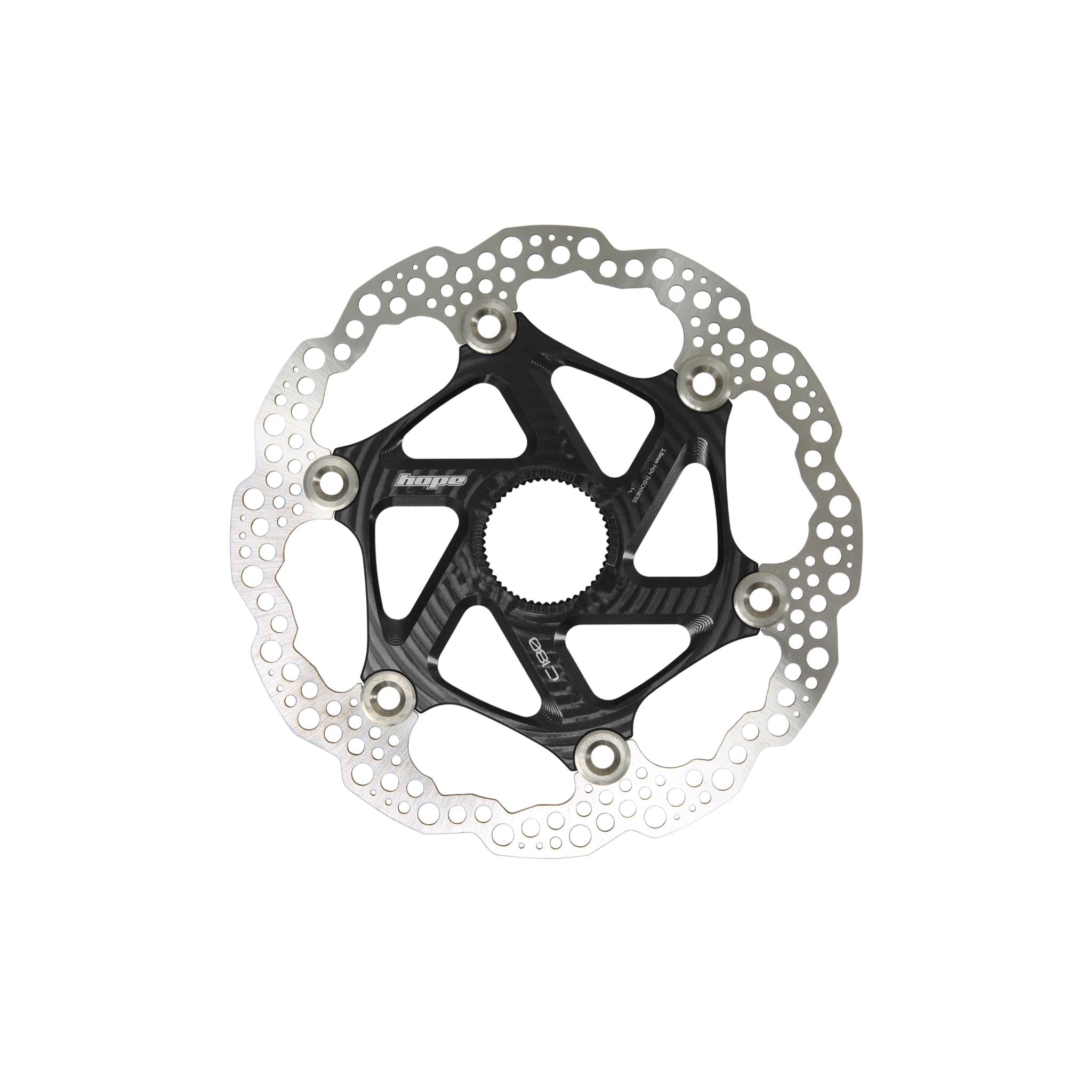 Hope Floating Centre Lock MTB Disc Brake Rotor Black / 140mm