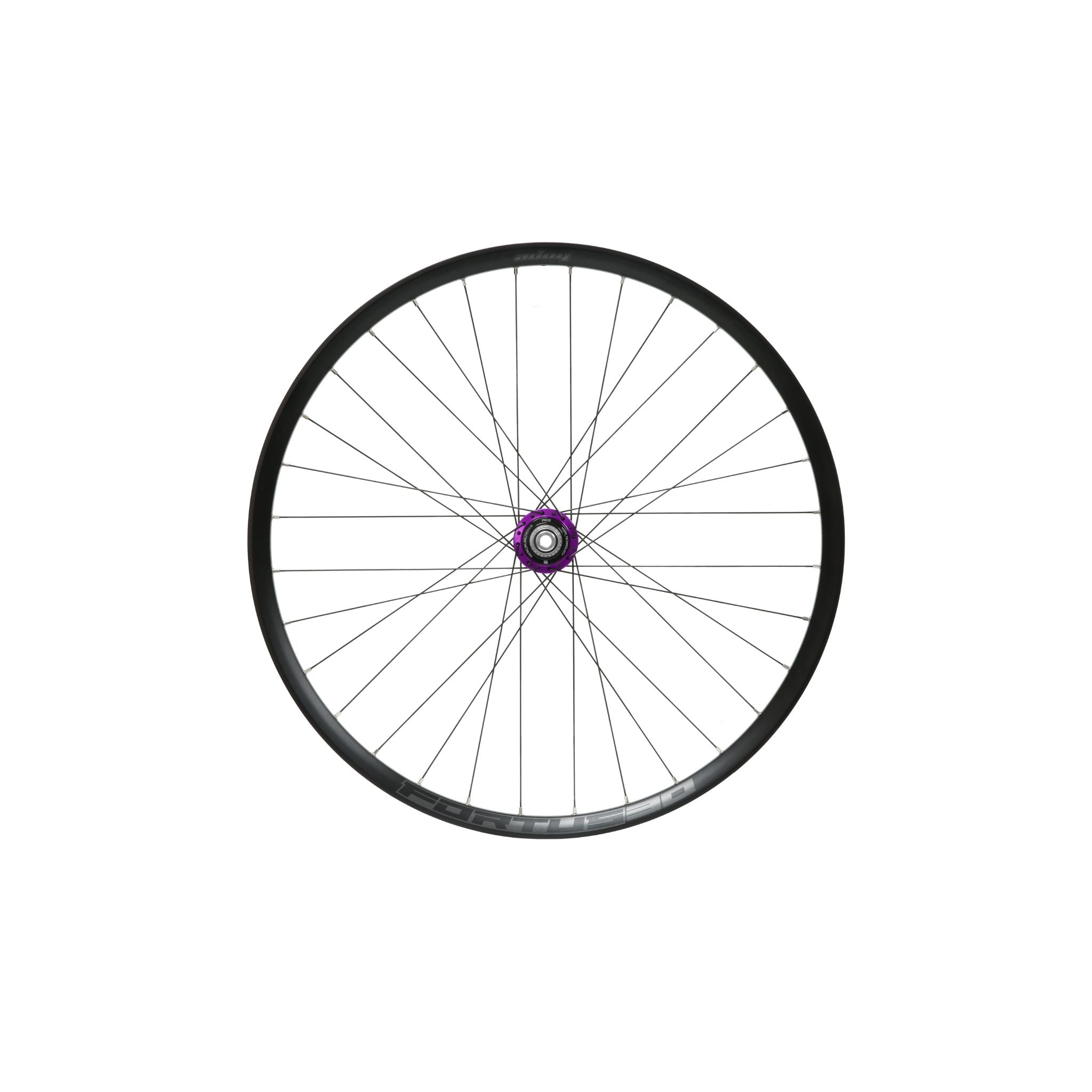 Hope Fortus 30W Pro 5 E-Bike Purple Rear Wheel Purple / 27.5 - 6-Bolt / 148 x 12mm Boost - Shimano HG
