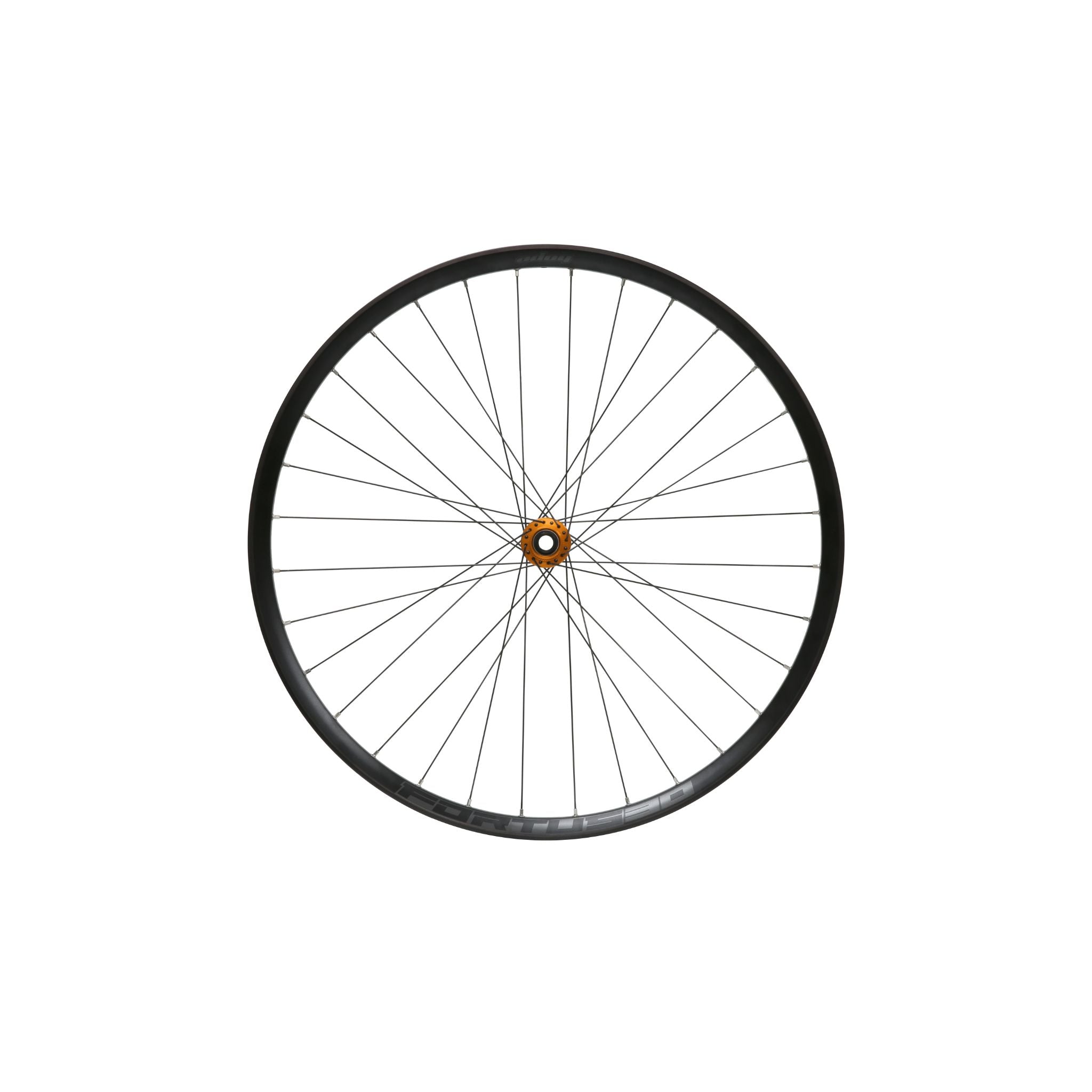 Hope Fortus 30W Pro 5 Orange Front Wheel Orange / 26 - 6-Bolt / 100 x 15mm