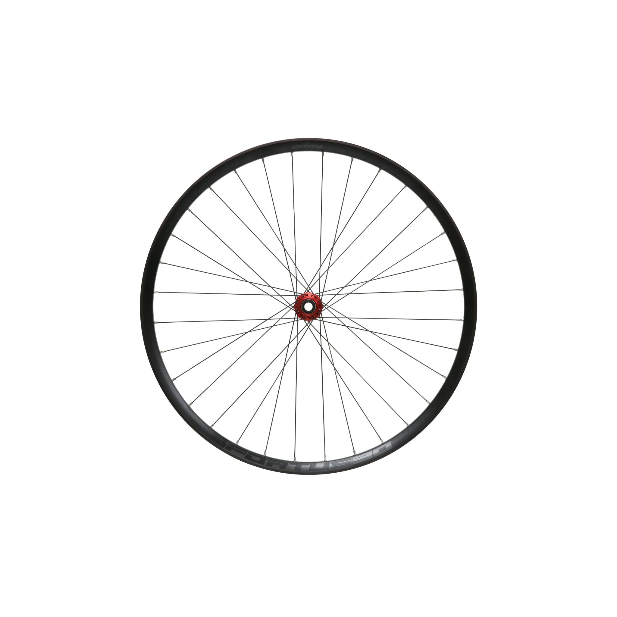 Hope Fortus 30W Pro 5 Red Front Wheel Red / 26 - 6-Bolt / 100 x 15mm