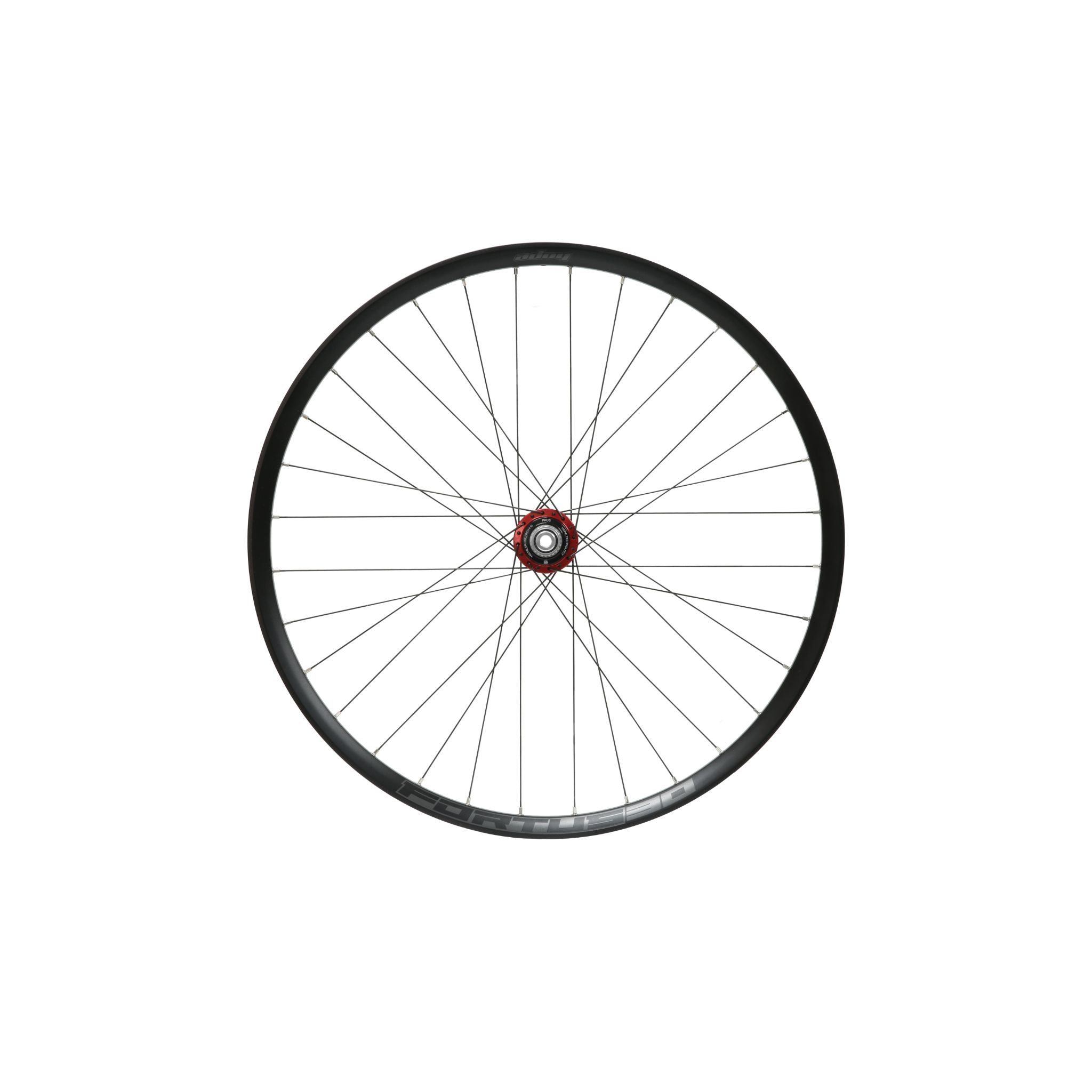 Hope Fortus 30W Pro 5 Red Rear Wheel Red / 27.5 - 6-Bolt / 150 x 12mm - Shimano Microspline