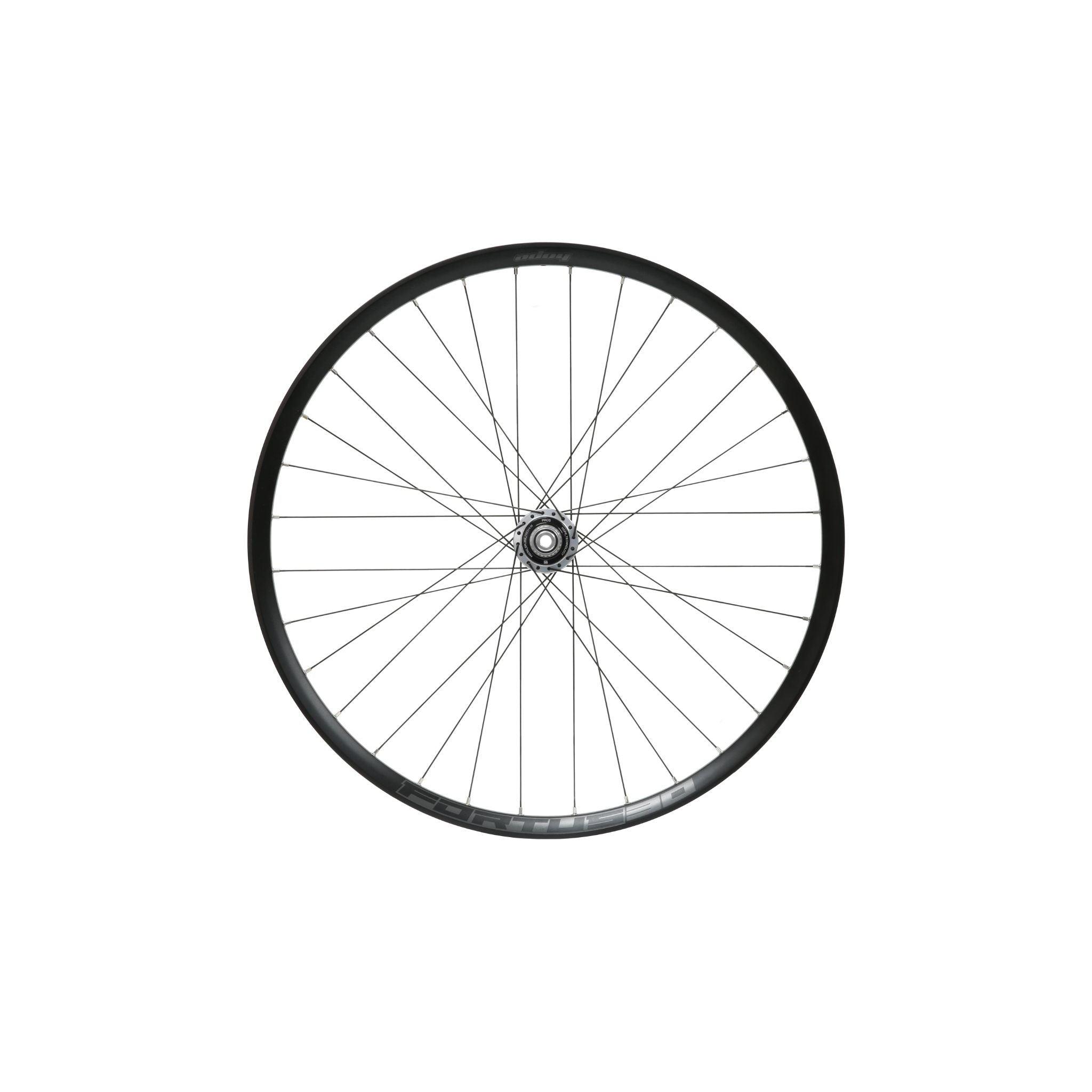 Hope Fortus 30W Pro 5 Silver Rear Wheel Silver / 27.5 - 6-Bolt / 150 x 12mm - Shimano Microspline