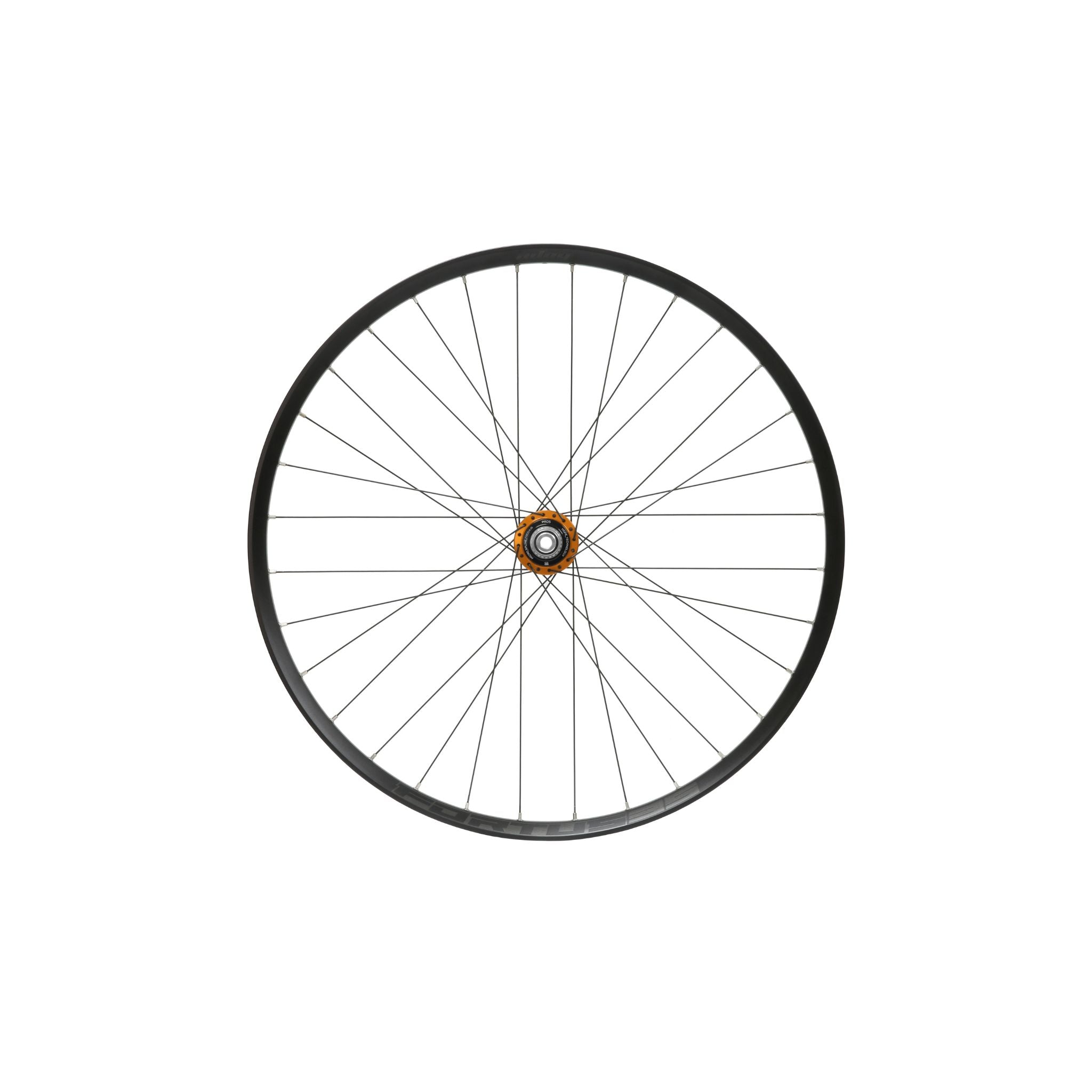 Hope Fortus 35W Pro 5 Orange Rear Wheel Orange / 27.5 - 6-Bolt / 142 x 12mm - Shimano Microspline