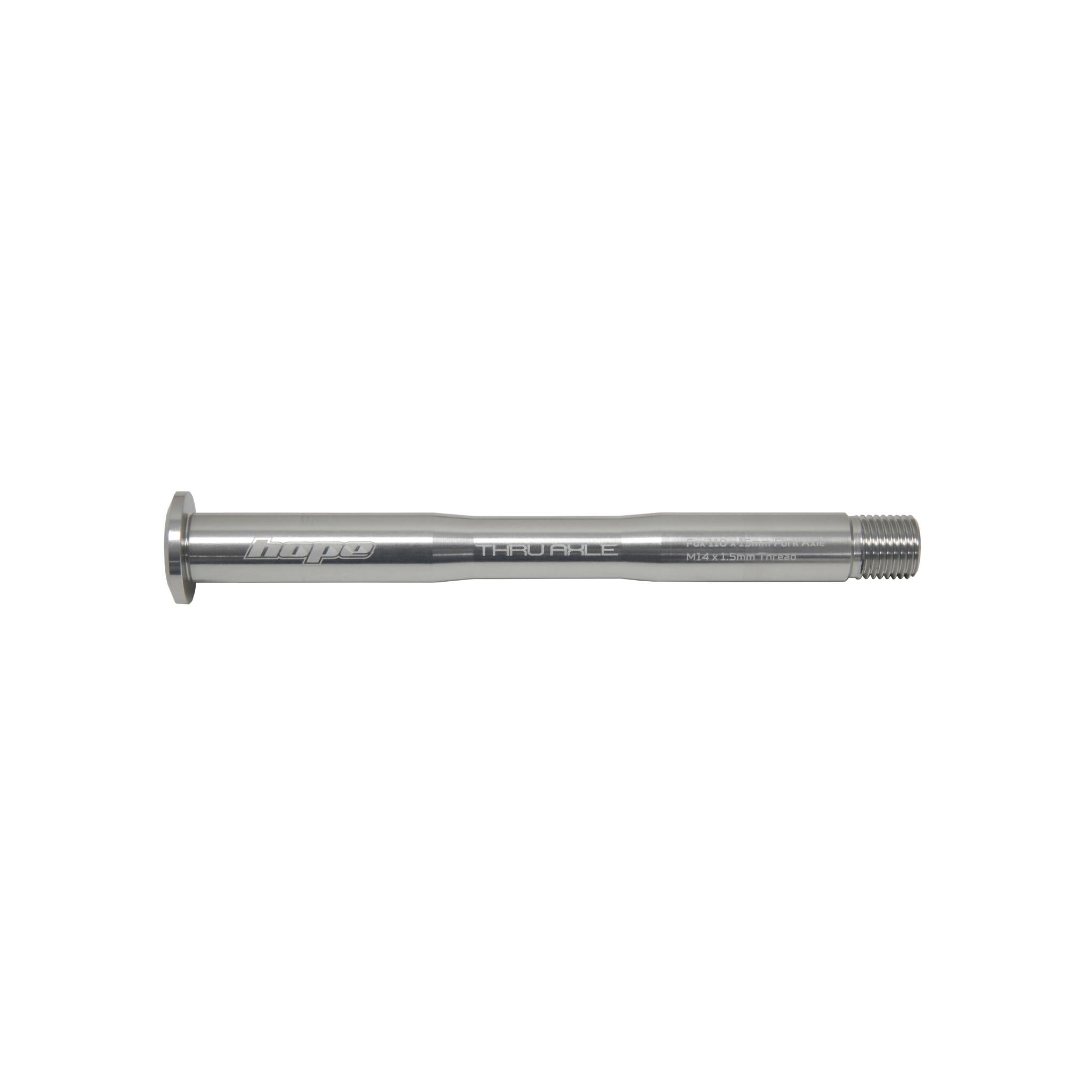 Hope Fox Fork Thru Axle Silver / 110mm