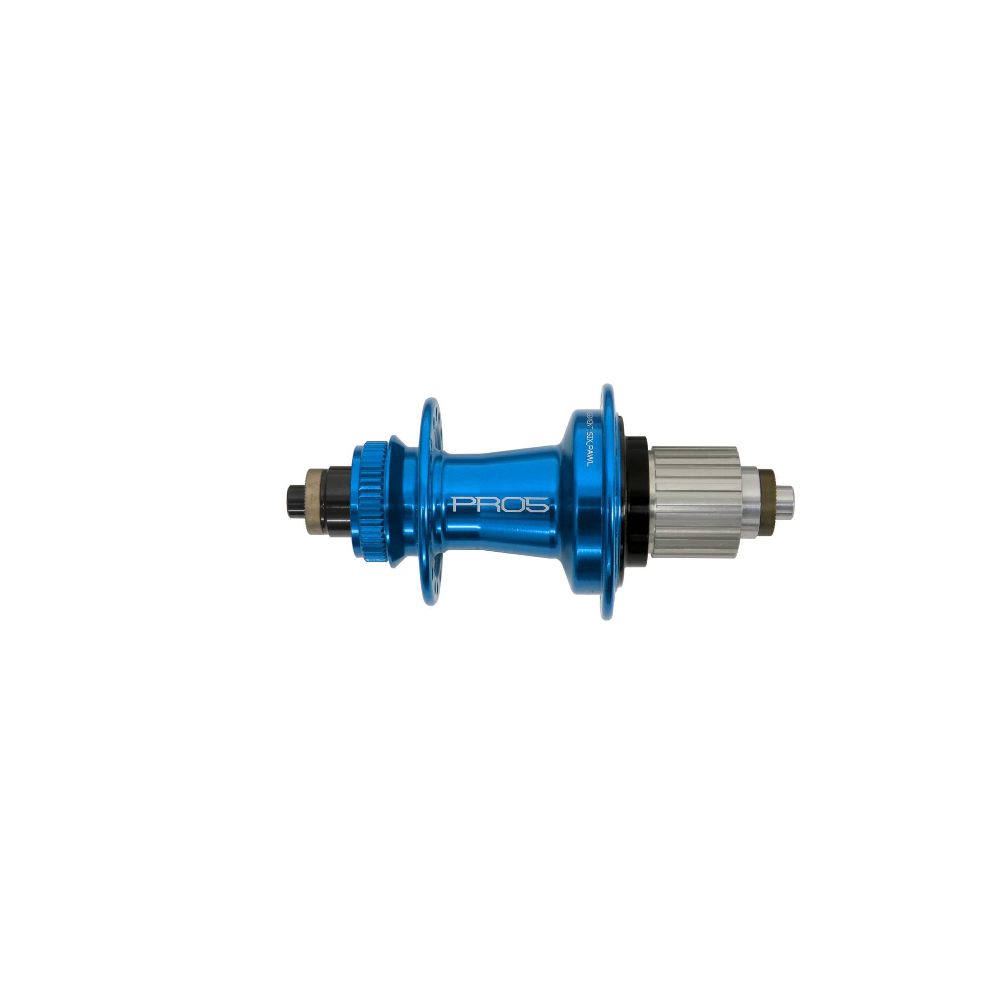 Hope Pro 5 Rear Hub Centre Lock - Blue Blue / 24H / 135mm QR - Shimano Microspline