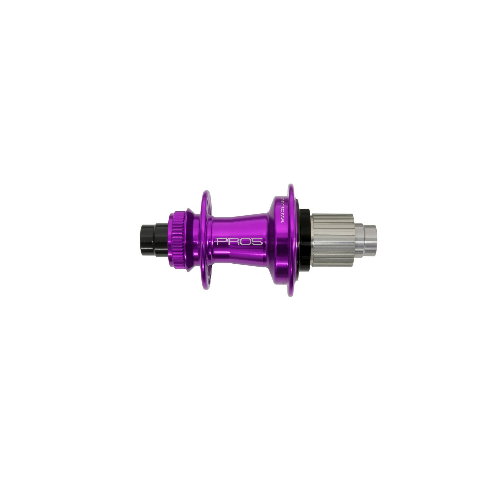 Hope Pro 5 Rear Hub Centre Lock - Purple Purple / 28H / 142 x 12mm - Shimano Microspline