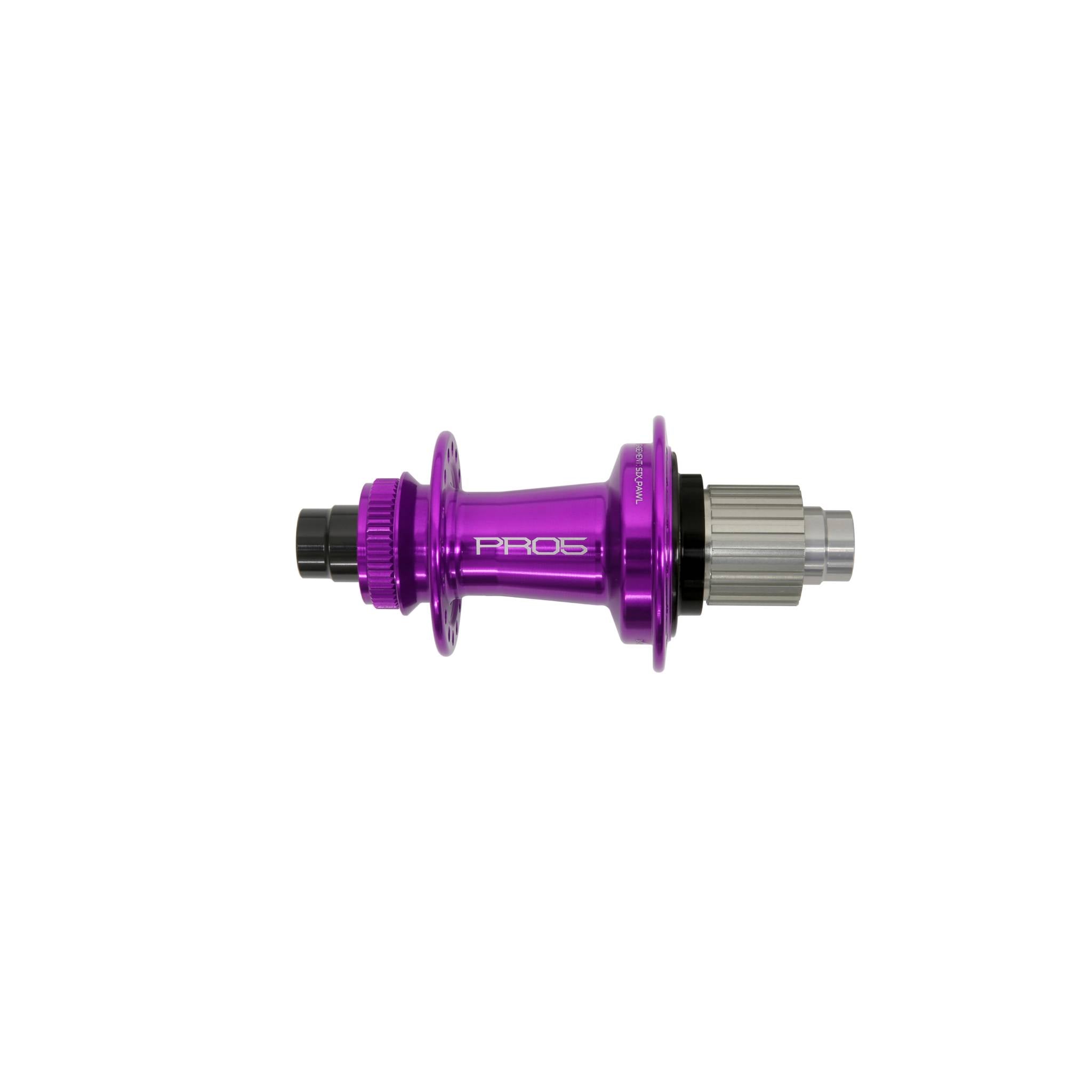 Hope Pro 5 Rear Hub Centre Lock - Purple Purple / 32H / 148 x 12mm - Shimano Microspline