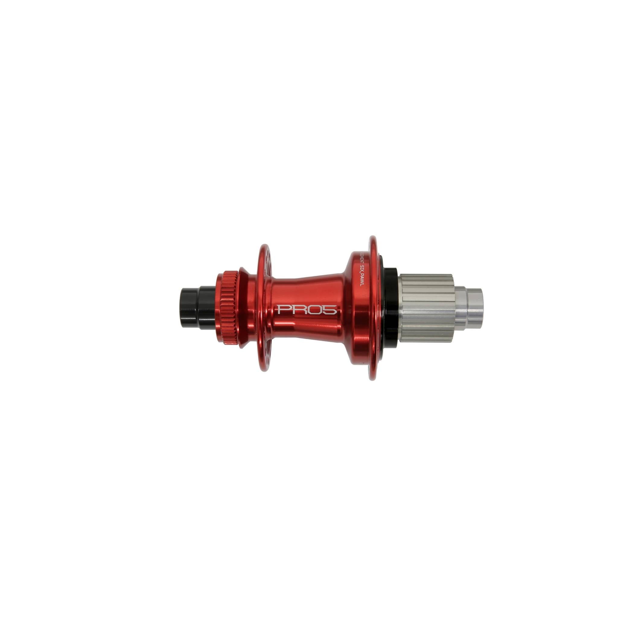 Hope Pro 5 Rear Hub Centre Lock - Red Red / 36H / 142 x 12mm - Shimano Microspline