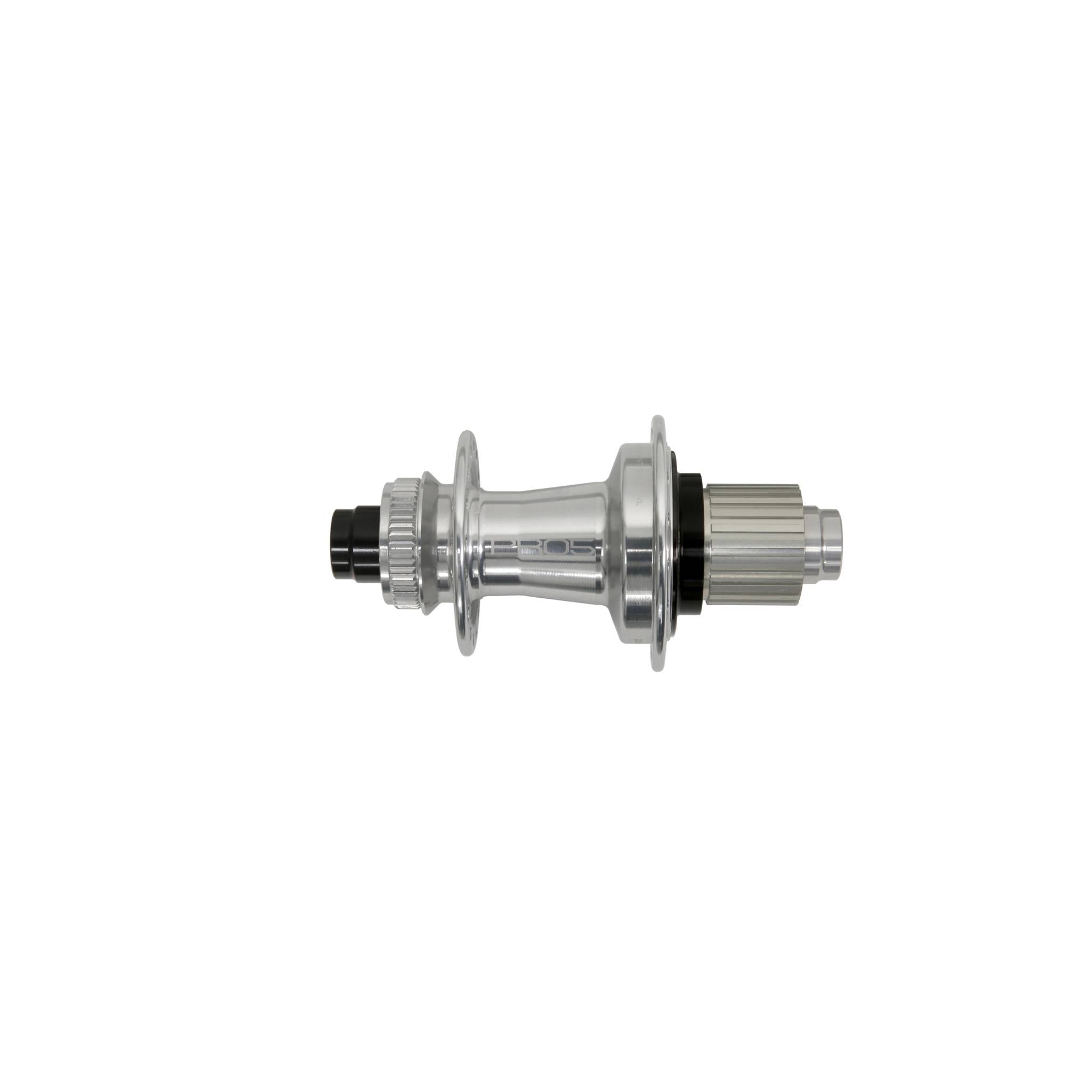 Hope Pro 5 Rear Hub Centre Lock - Silver Silver / 36H / 135 x 12mm - Shimano Microspline