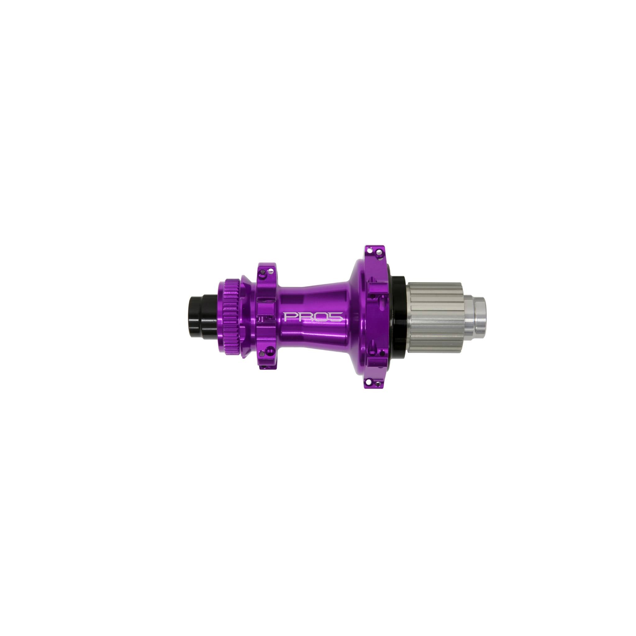 Hope Pro 5 Rear Hub Straight Pull - Purple Purple / 24H / 135 x 12mm - Shimano Microspline