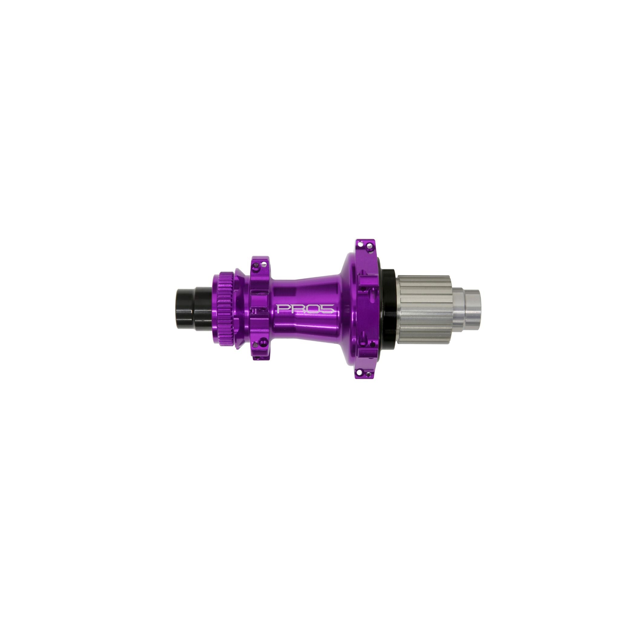 Hope Pro 5 Rear Hub Straight Pull - Purple Purple / 24H / 142 x 12mm - Shimano Microspline