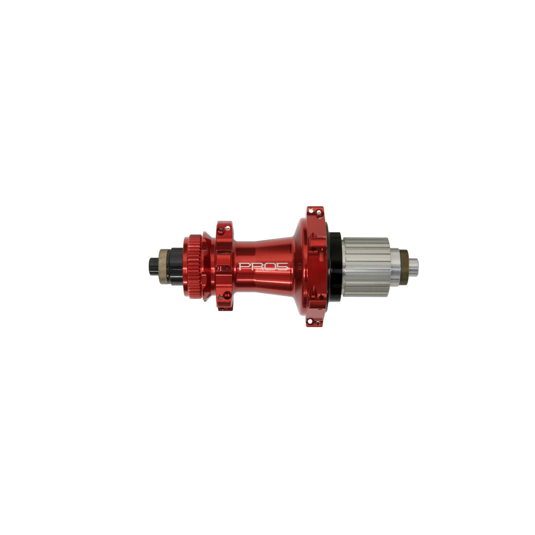 Hope Pro 5 Rear Hub Straight Pull - Red Red / 24H / 135mm QR - Shimano Microspline