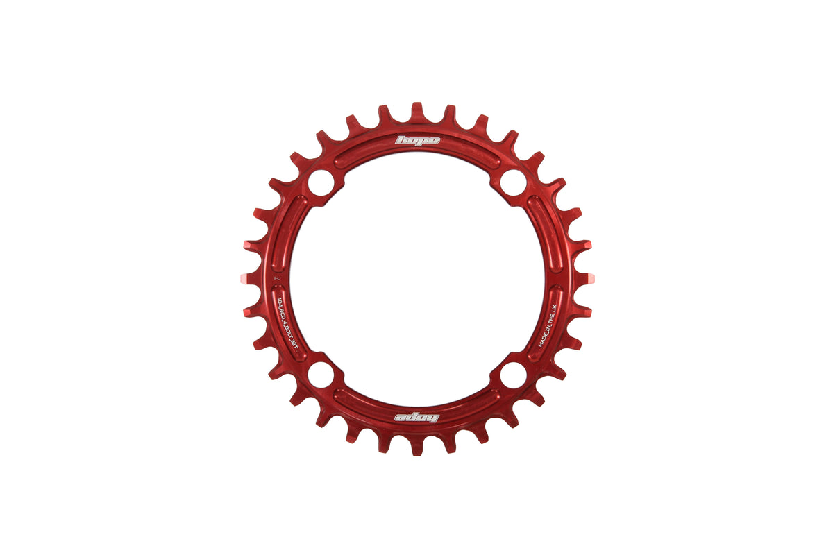 Hope R22 104 BCD Chainring Red / 32T