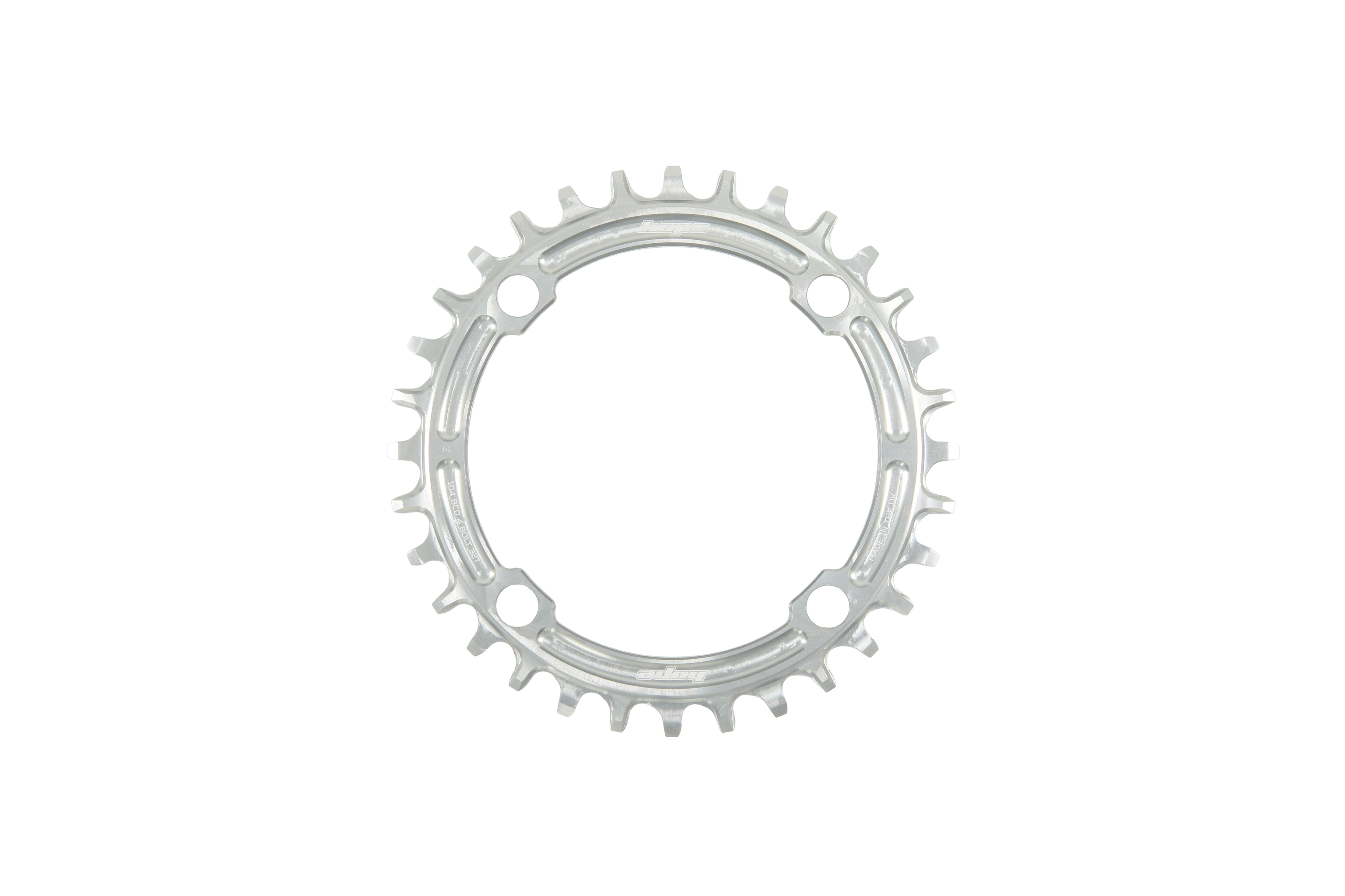 Hope R22 104 BCD Chainring Silver / 32T