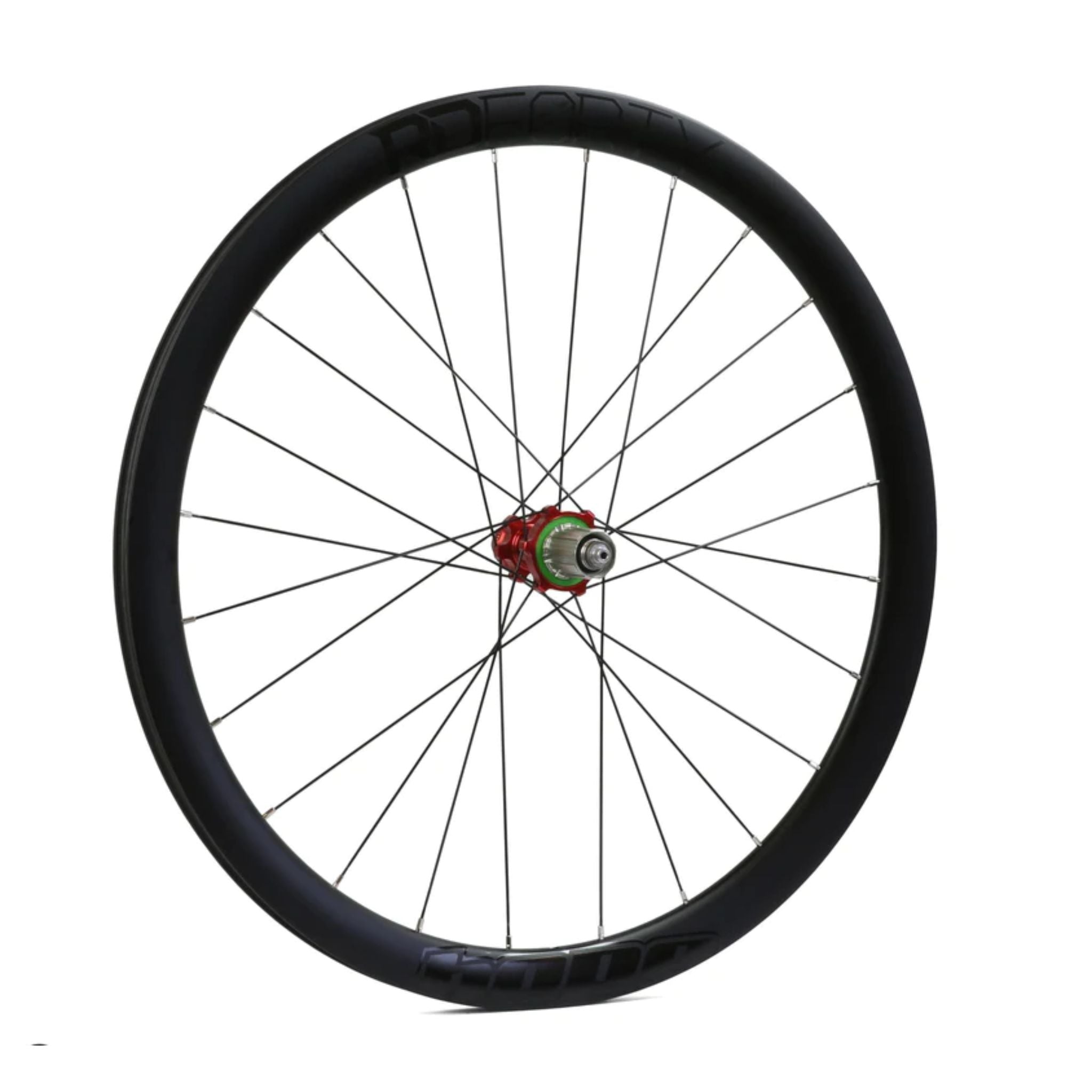 Hope RD40 Carbon Pro 5 Road 700c Front Wheel Red / 110mm Boost