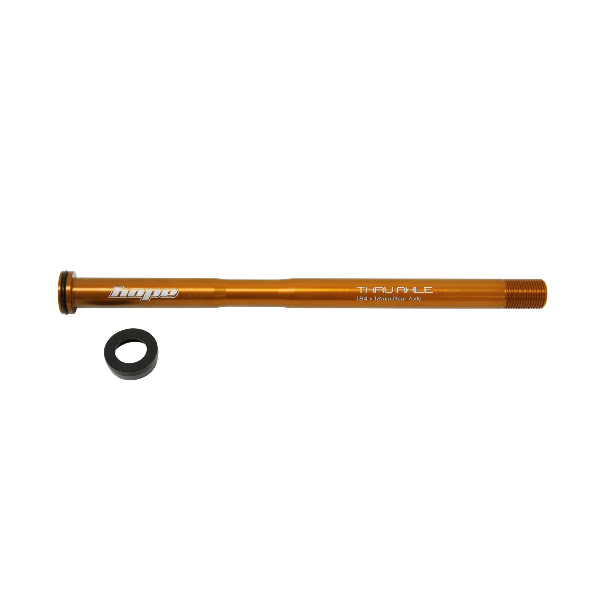 Hope Rear Thru Axle Orange / 167mm (164.5 - 167mm)
