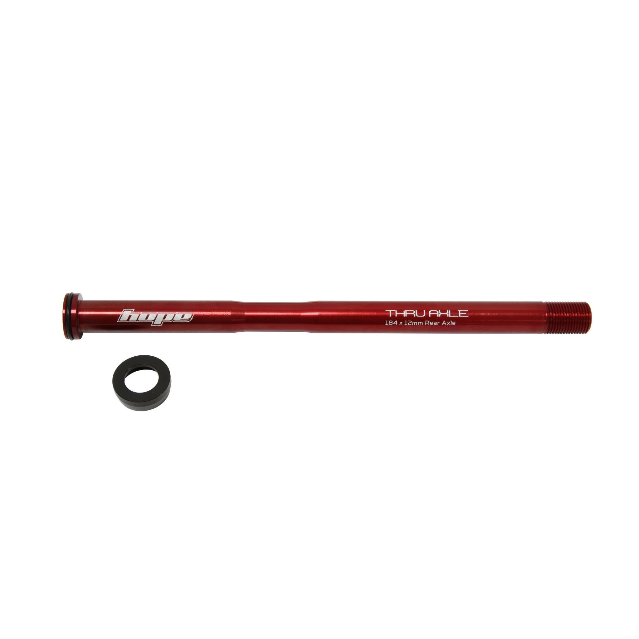 Hope Rear Thru Axle Red / 167mm (164.5 - 167mm)