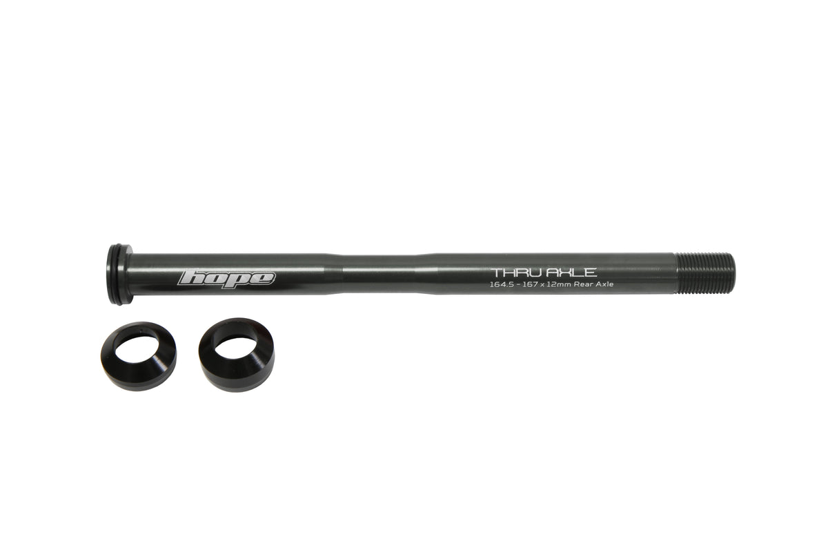 Hope Rear Thru Axle Smoke / 167mm (164.5 - 167mm)