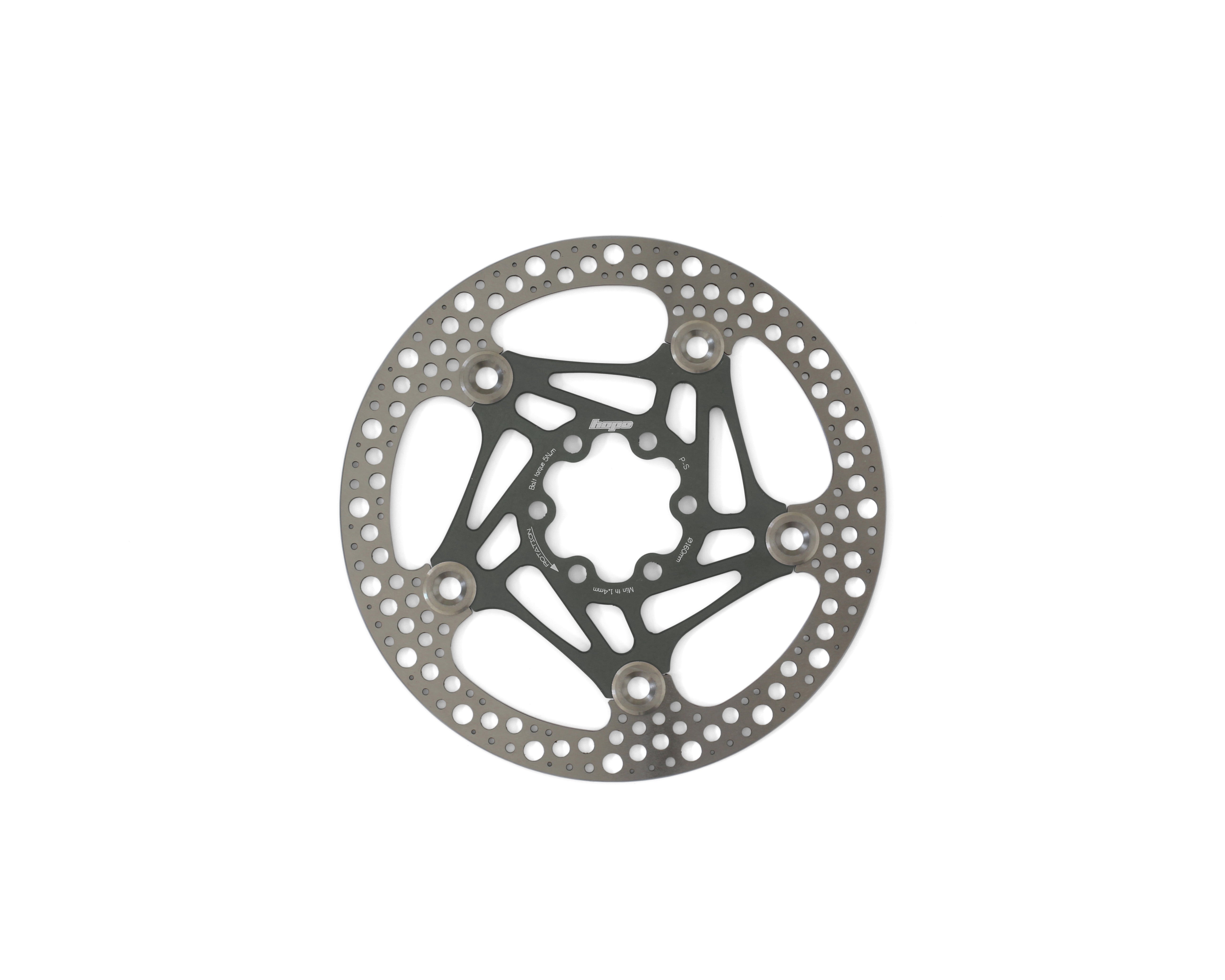 Hope Road Floating Disc Brake Rotor 6-Bolt Smoke / 140mm