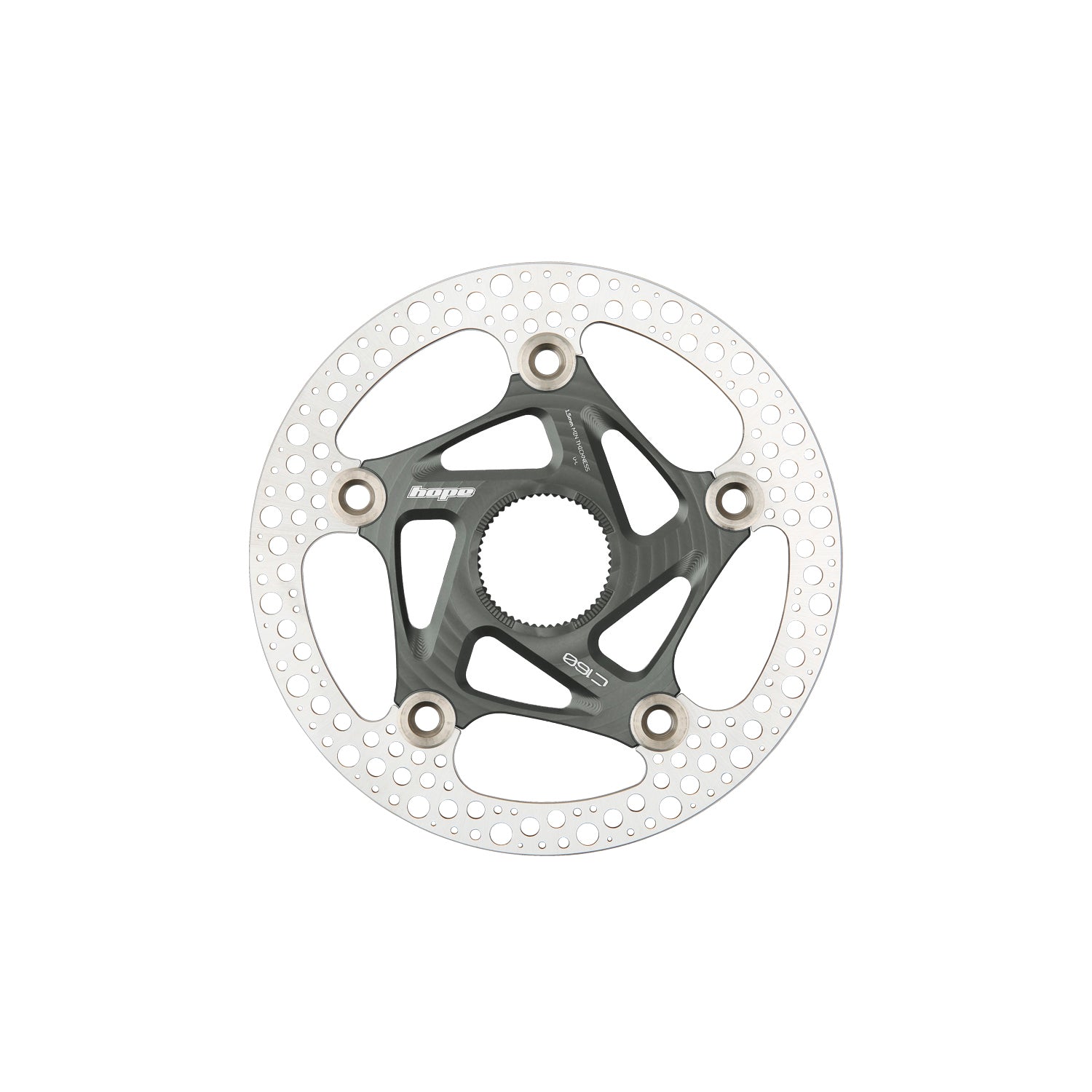 Hope RX Centre Lock Disc Brake Rotor Smoke / 160mm