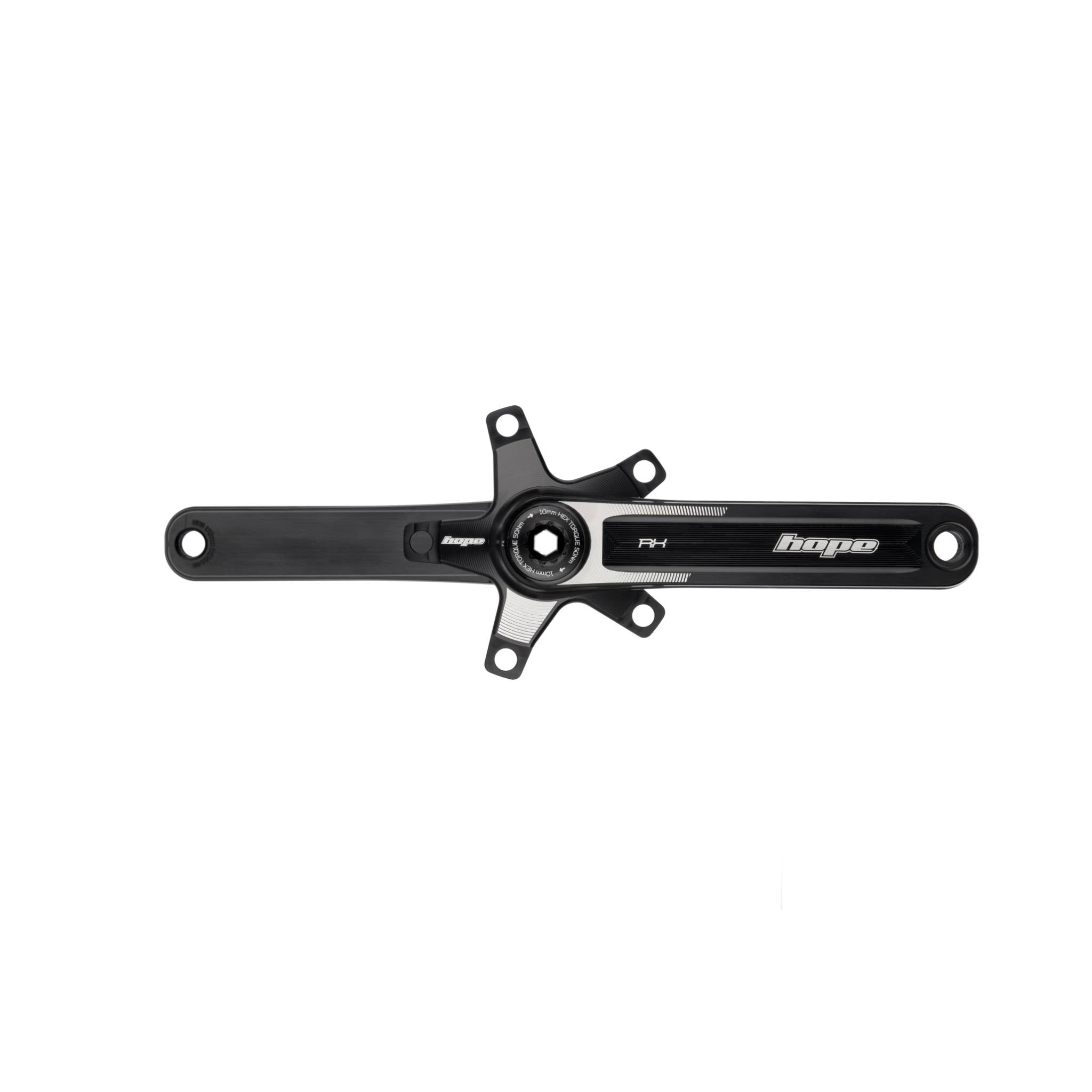 Hope RX Crankset 68mm Wide 110BCD Spider Black / 170mm