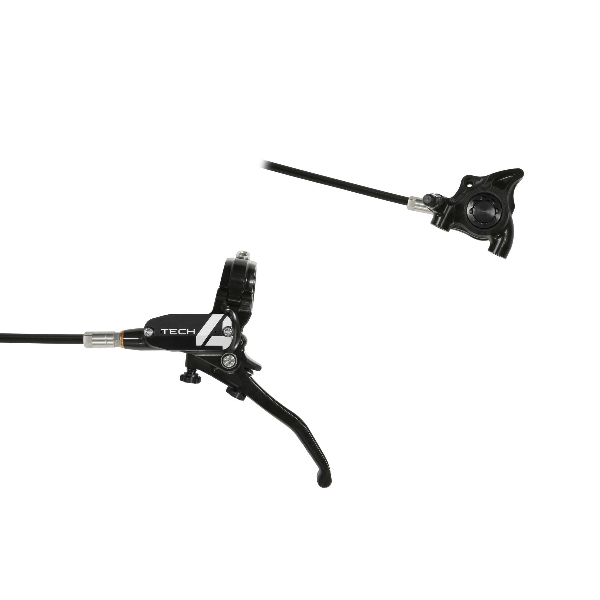Hope Tech 4 X2 Flatmount Disc Brake Black/Black / Left Hand